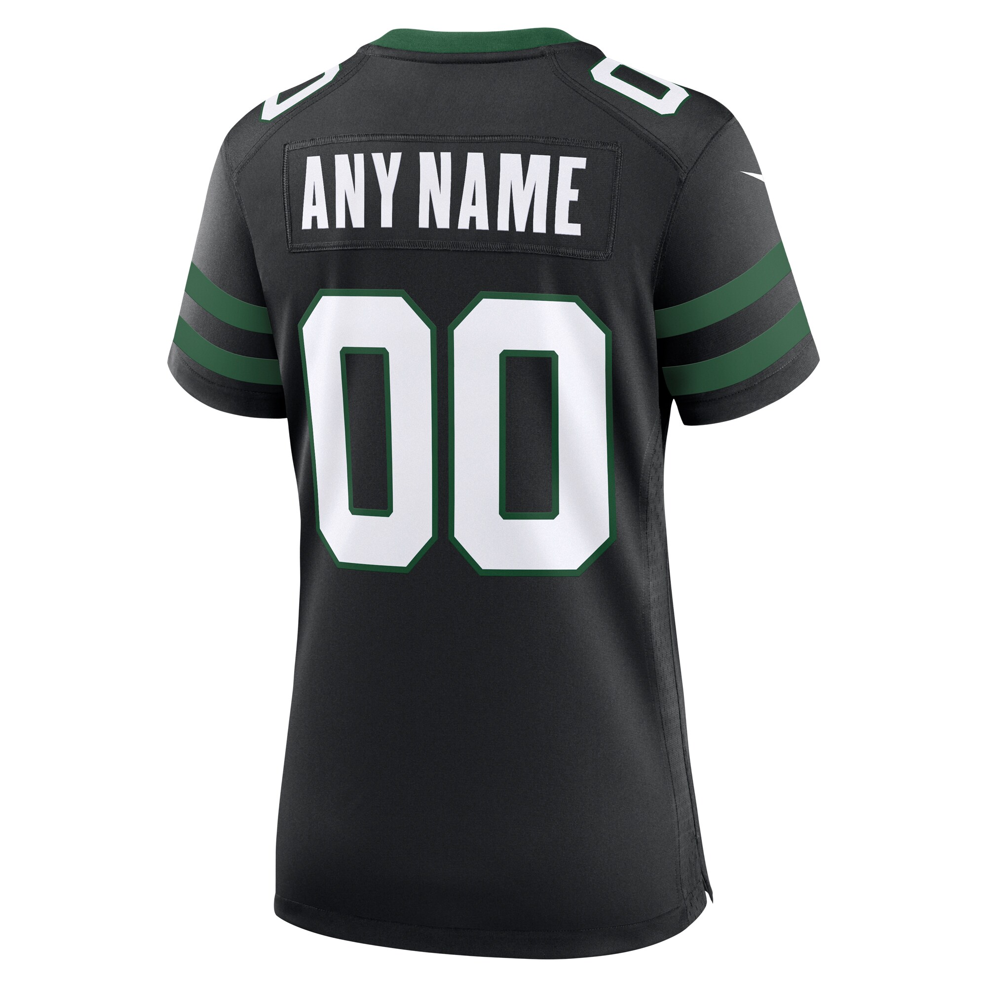 New York Jets Women’s Alternate Custom Game Jersey – Legacy Black