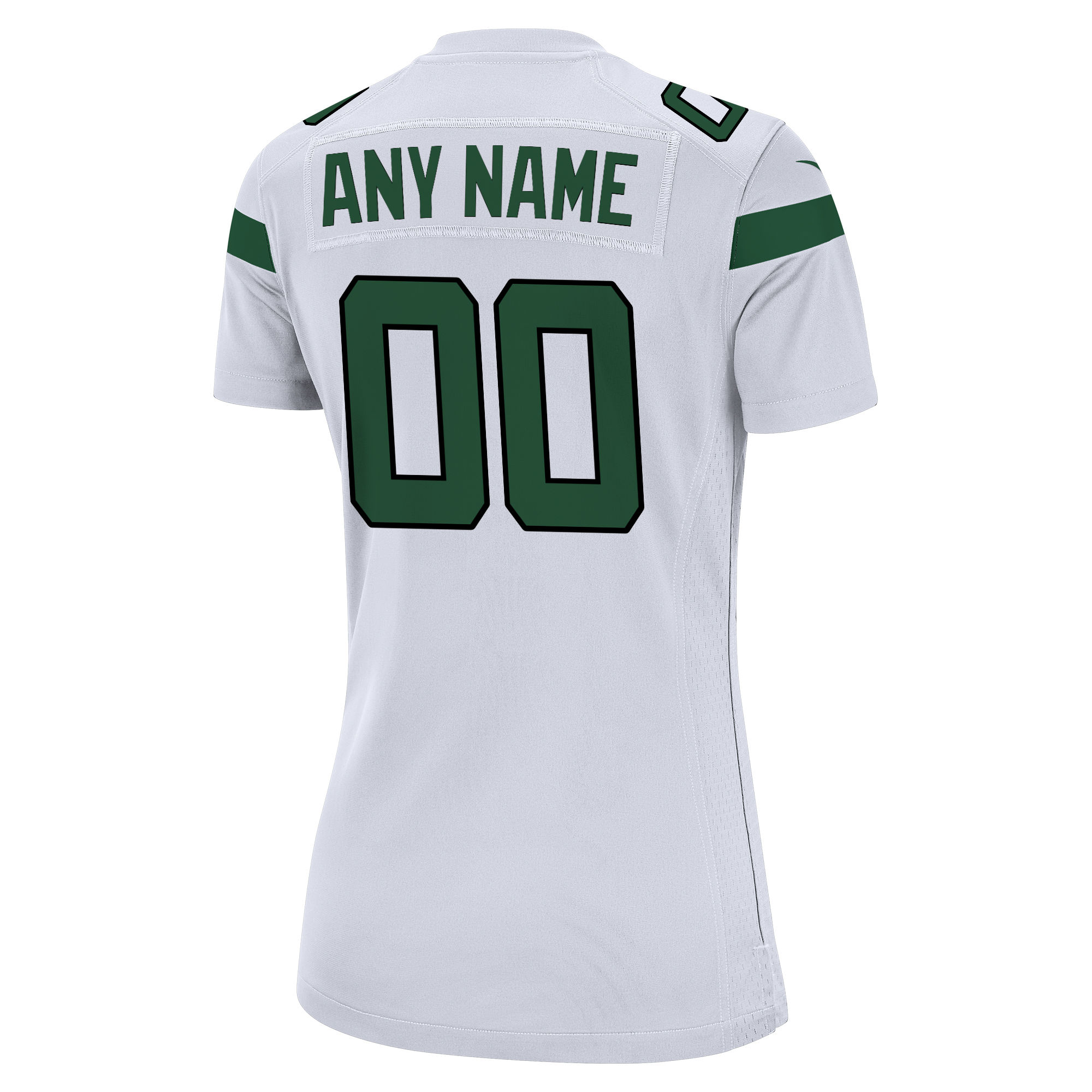 New York Jets Women’s Custom Game Jersey – White