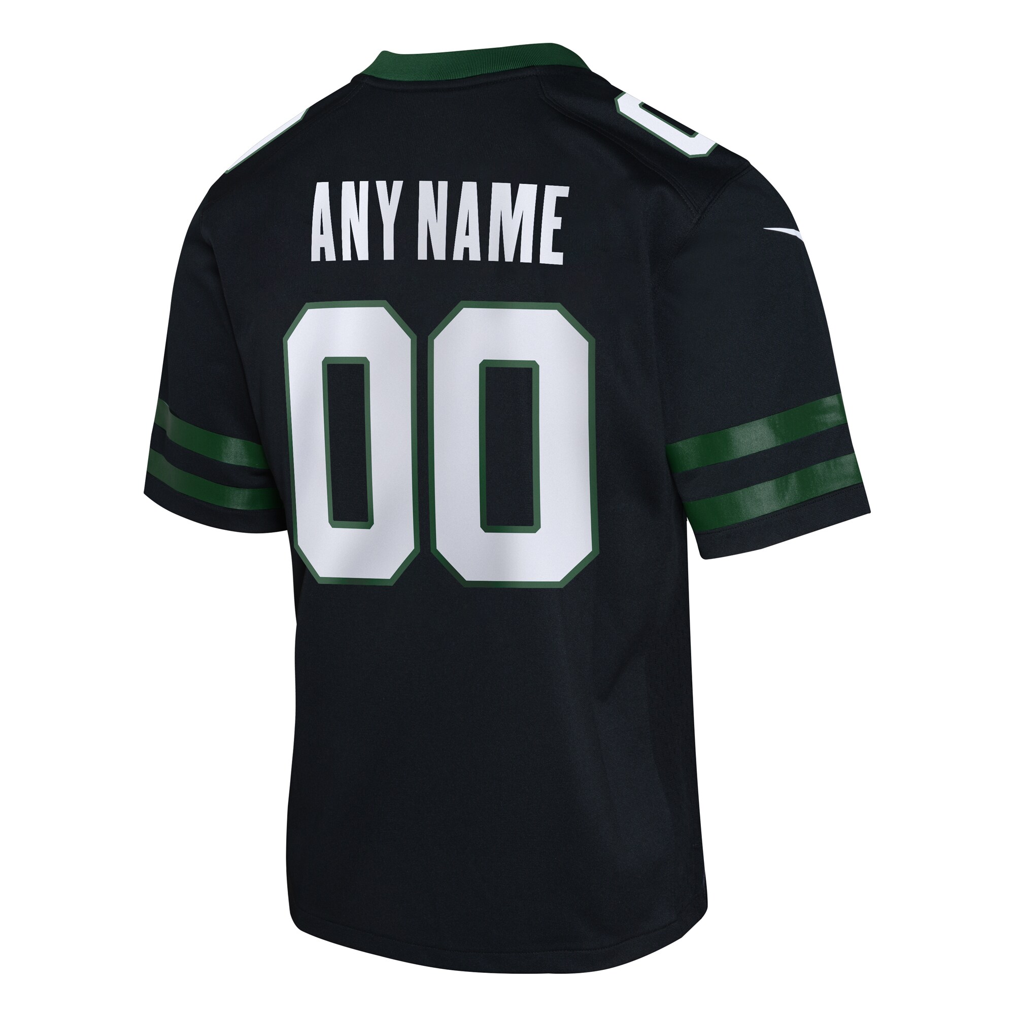 New York Jets Youth Alternate Custom Game Jersey – Legacy Black