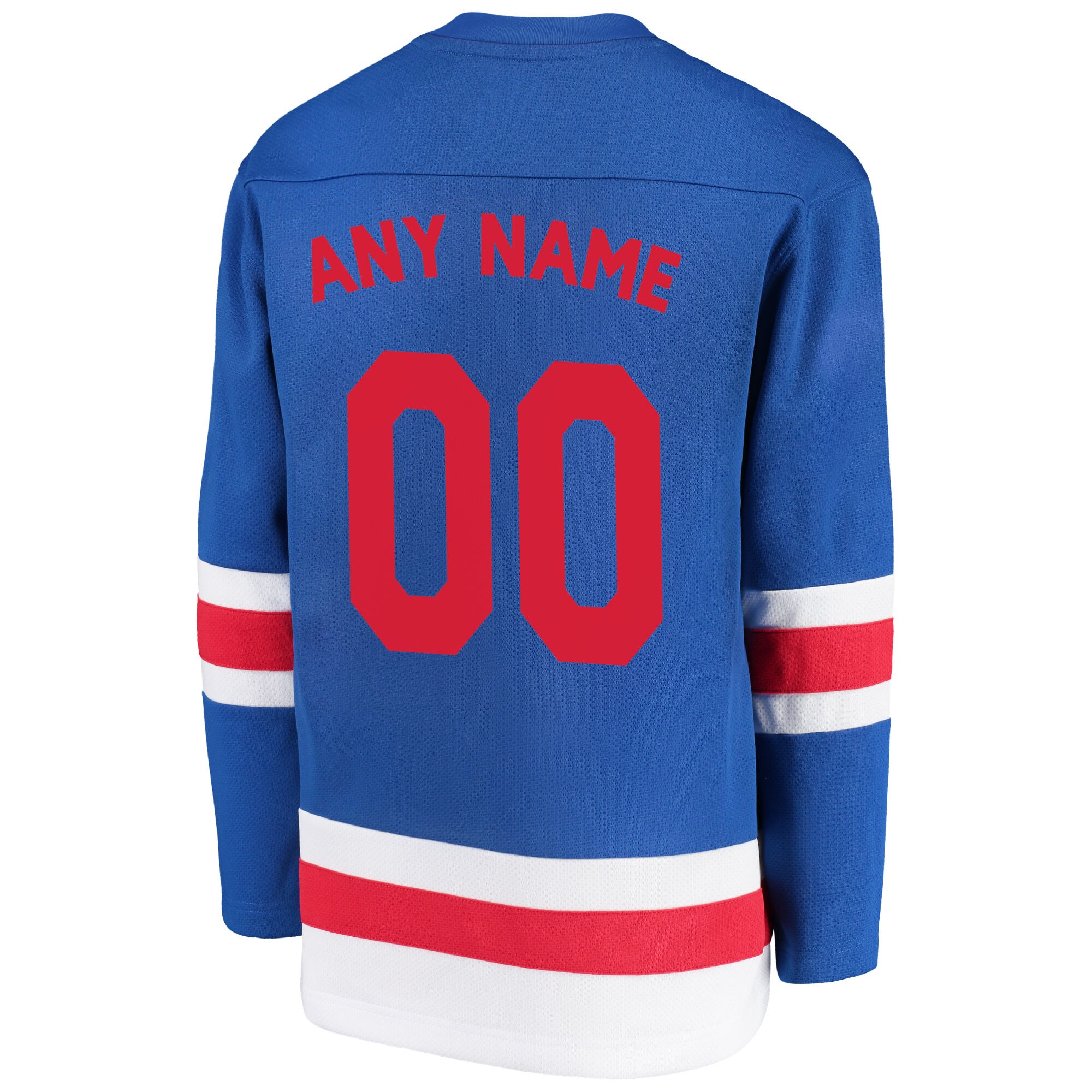 New York Rangers Fanatics Youth Home Custom Jersey – Red