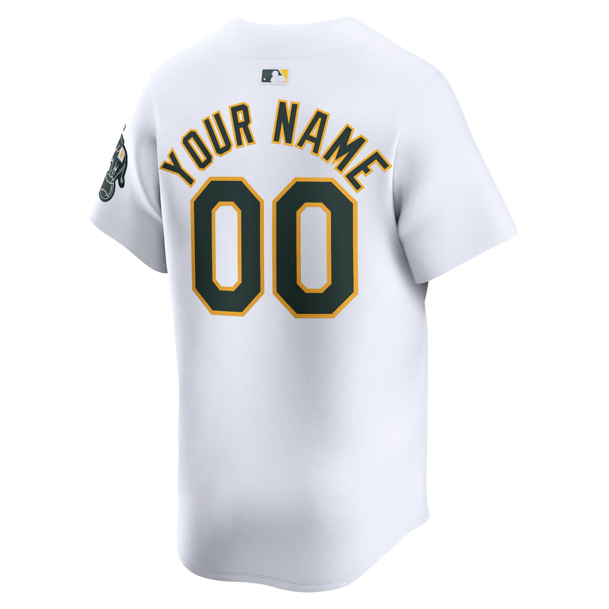 Oakland Athletics Home Limited Custom Jersey – White
