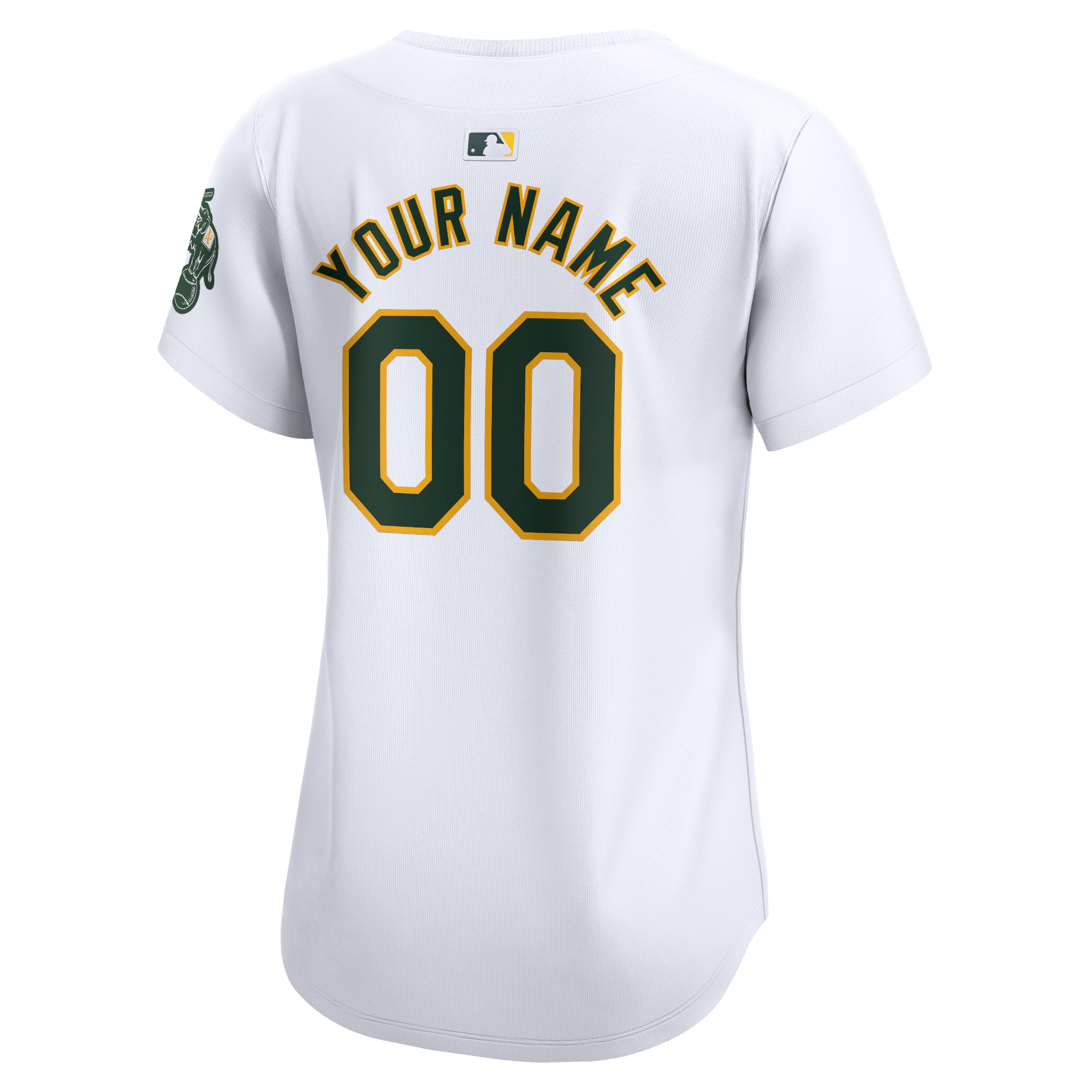 Oakland Athletics Women’s Home Limited Custom Jersey – White