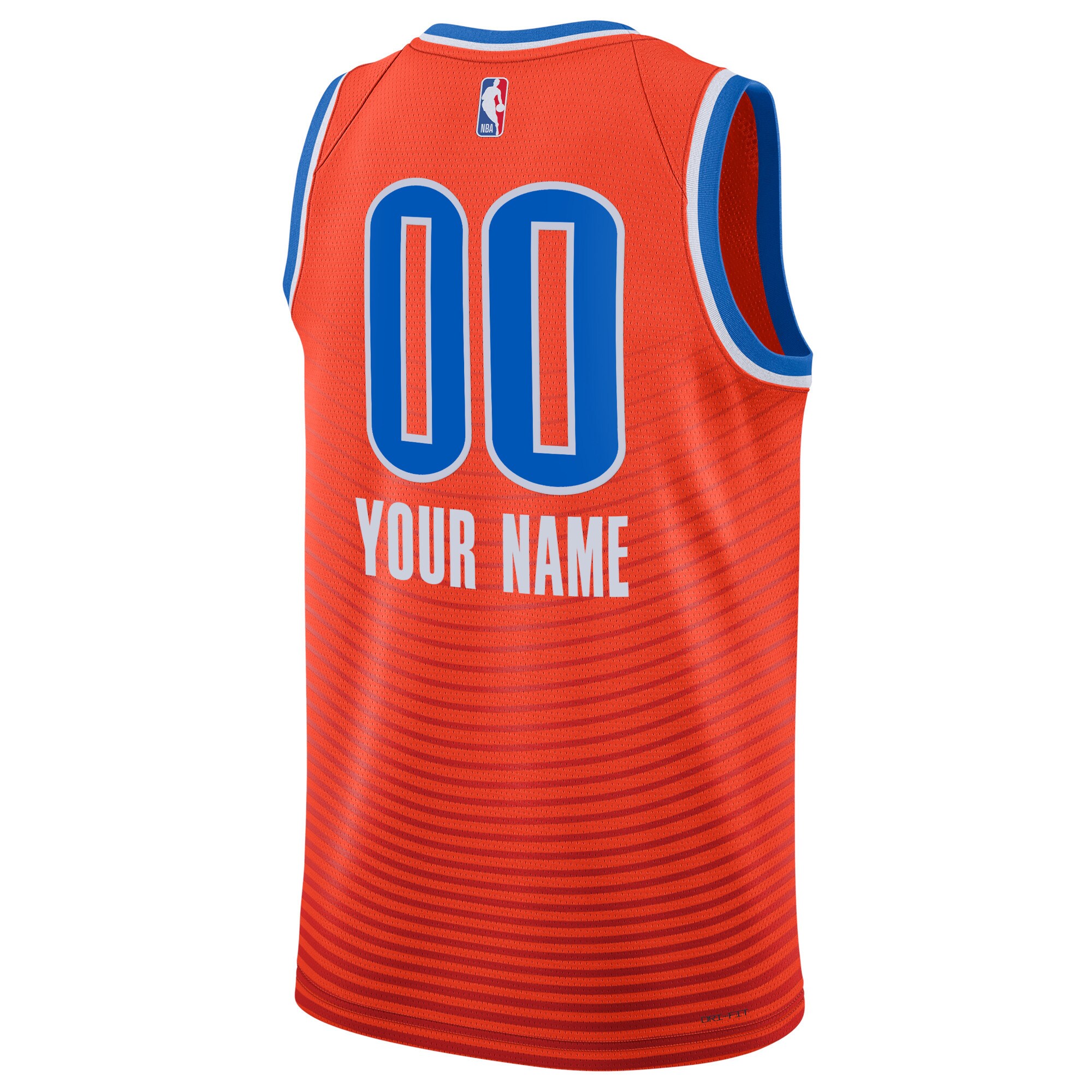 Oklahoma City Thunder Jordan Brand Unisex 2022/23 Swingman Custom Jersey – Statement Edition – Orange