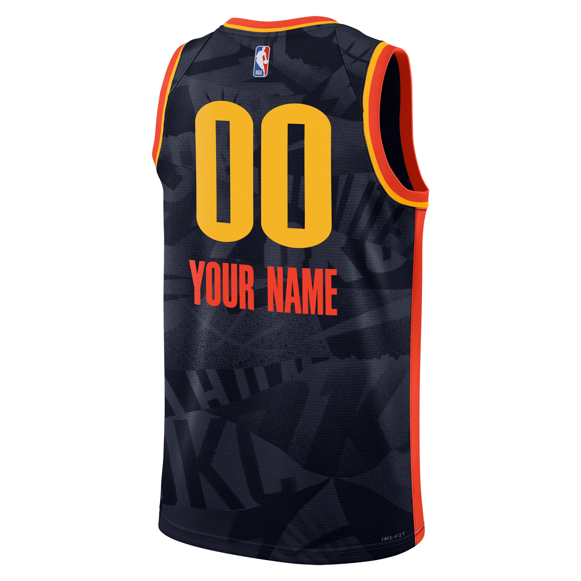 Oklahoma City Thunder Unisex 2023/24 Custom Swingman Jersey – Navy – City Edition