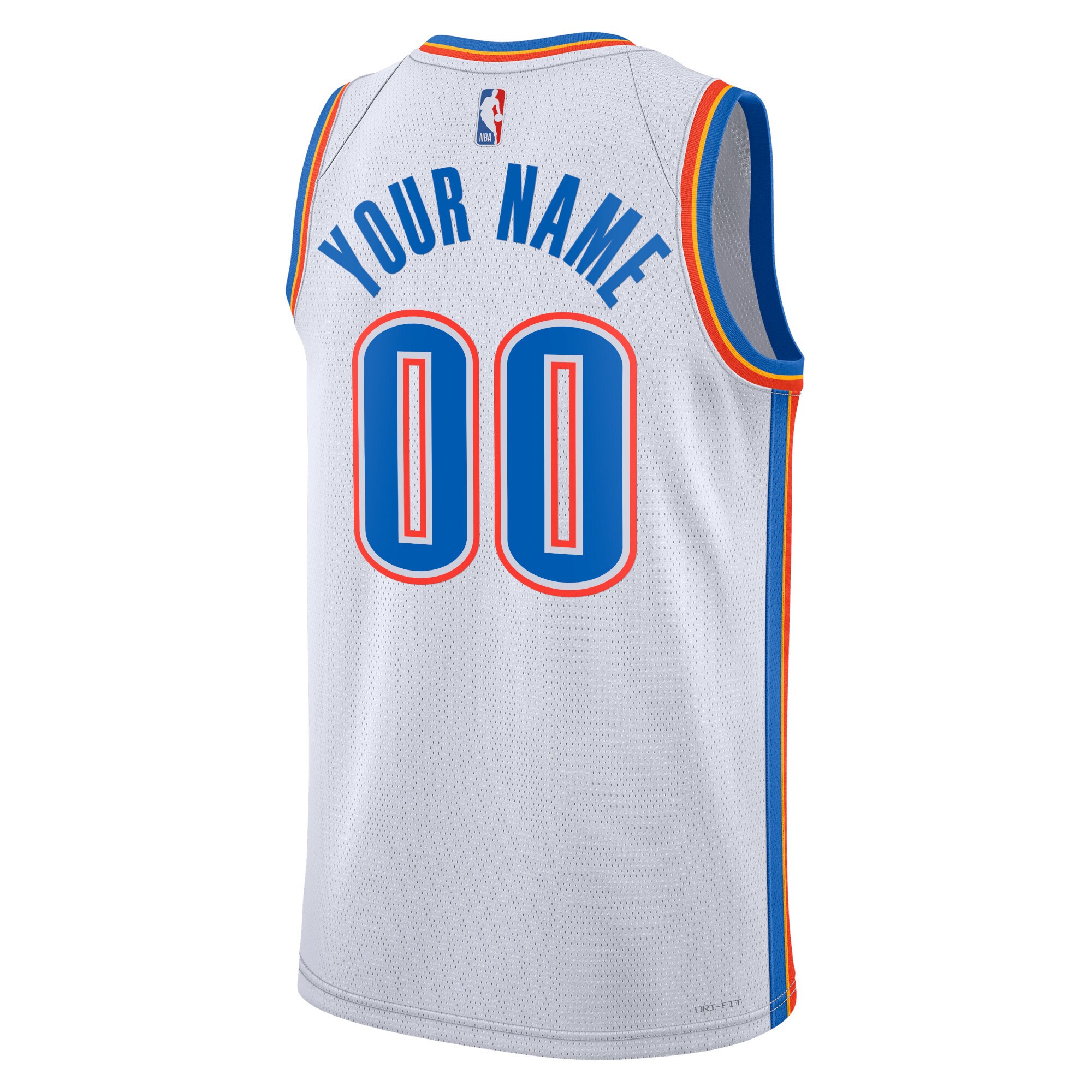 Oklahoma City Thunder Unisex Swingman Custom Jersey White – Association Edition