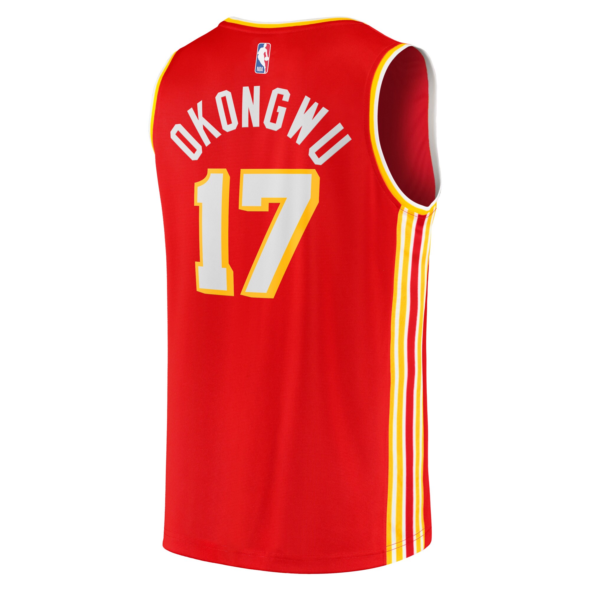 Onyeka Okongwu Atlanta Hawks Fanatics Youth Fast Break Jersey Red – Icon Edition