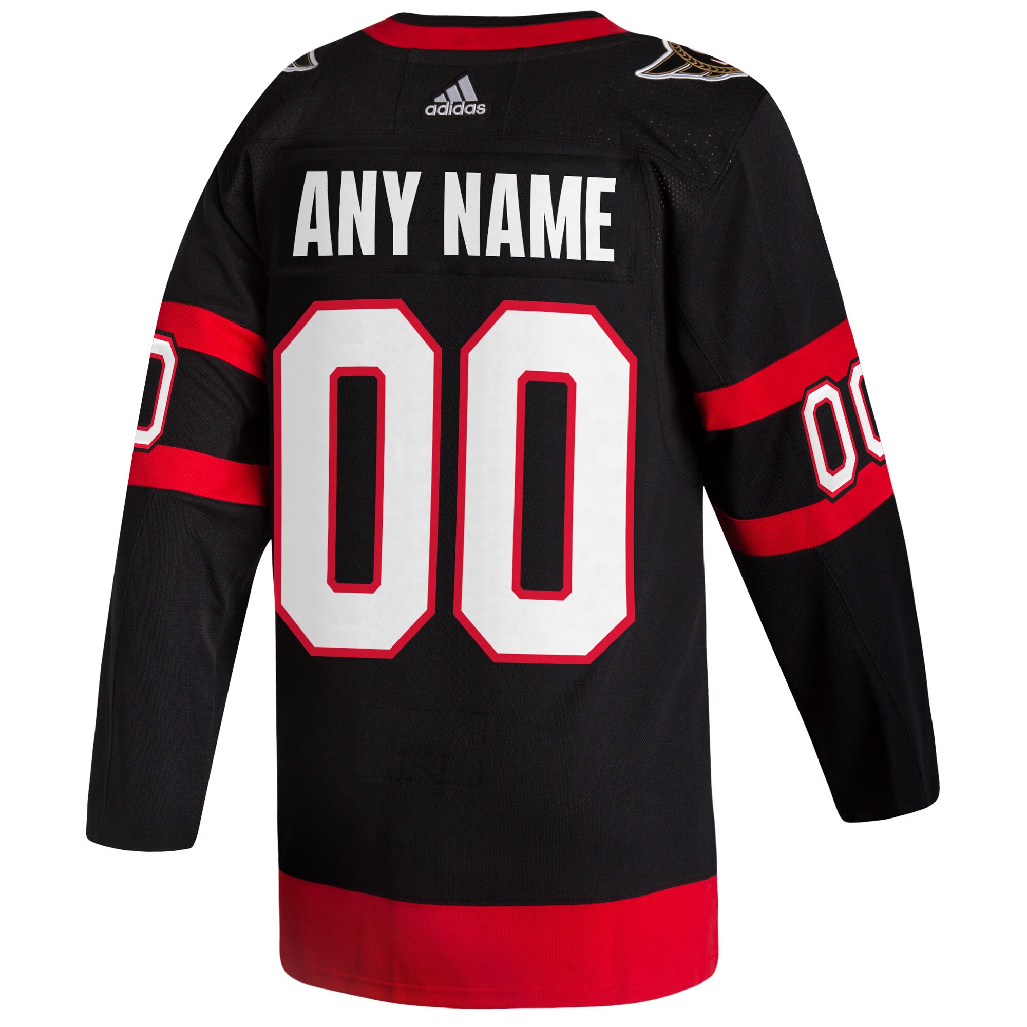 Ottawa Senators 2020/21 Home Custom Jersey – Black