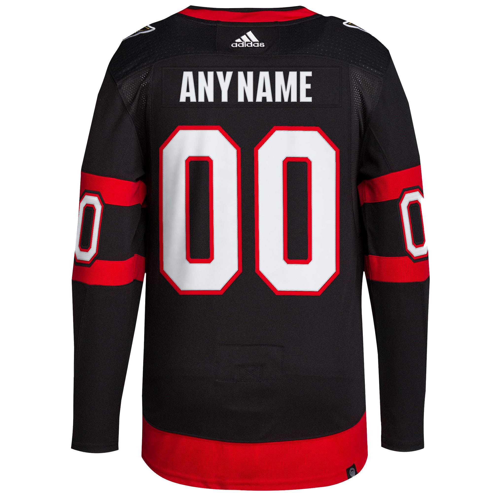 Ottawa Senators Home Primegreen Custom Jersey – Black