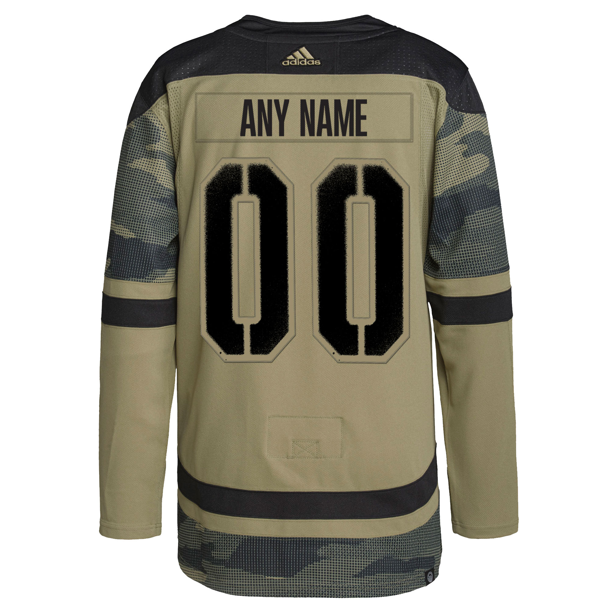 Ottawa Senators Logo Military Appreciation Team Custom Practice Jersey – Camo