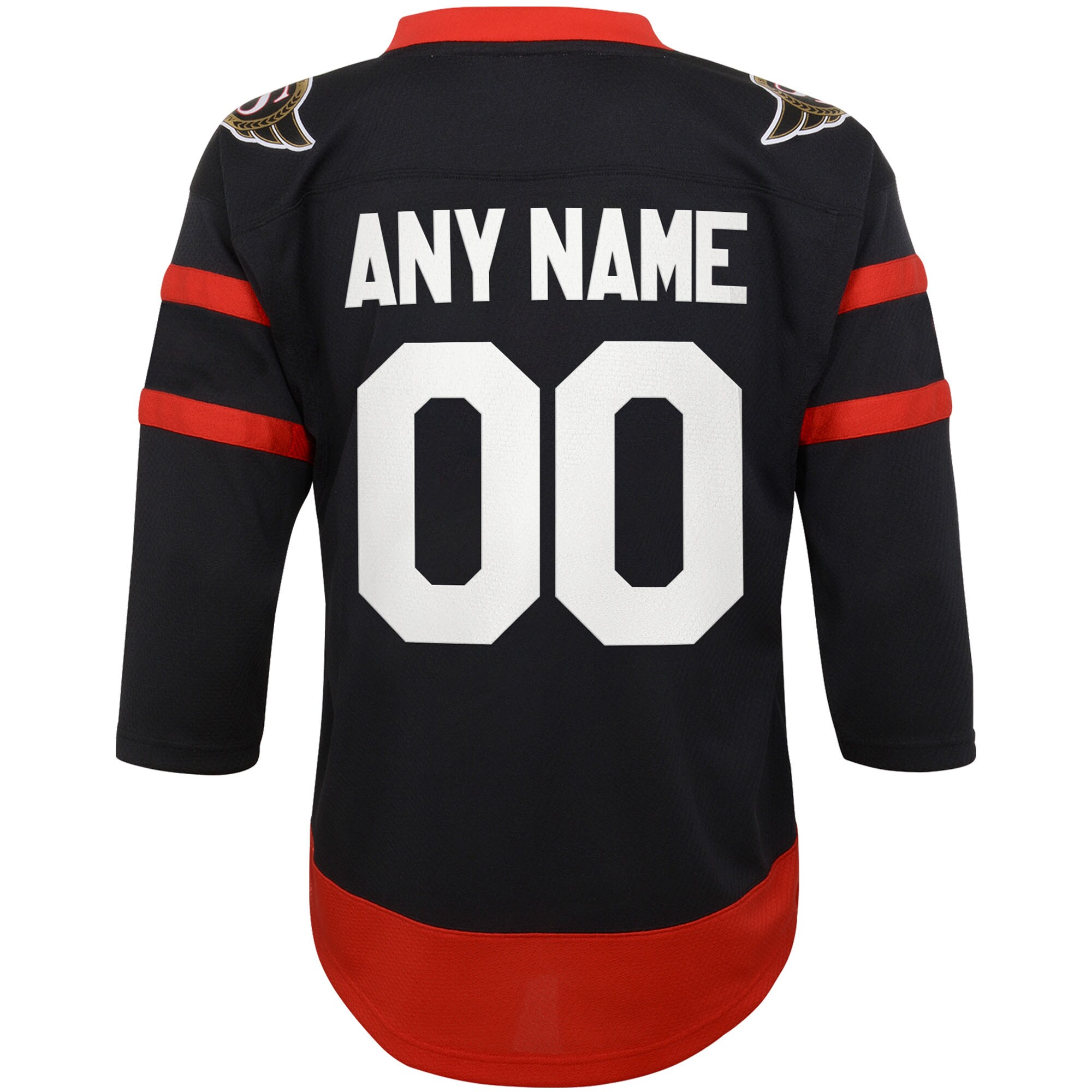 Ottawa Senators Youth Home Custom Jersey – Black