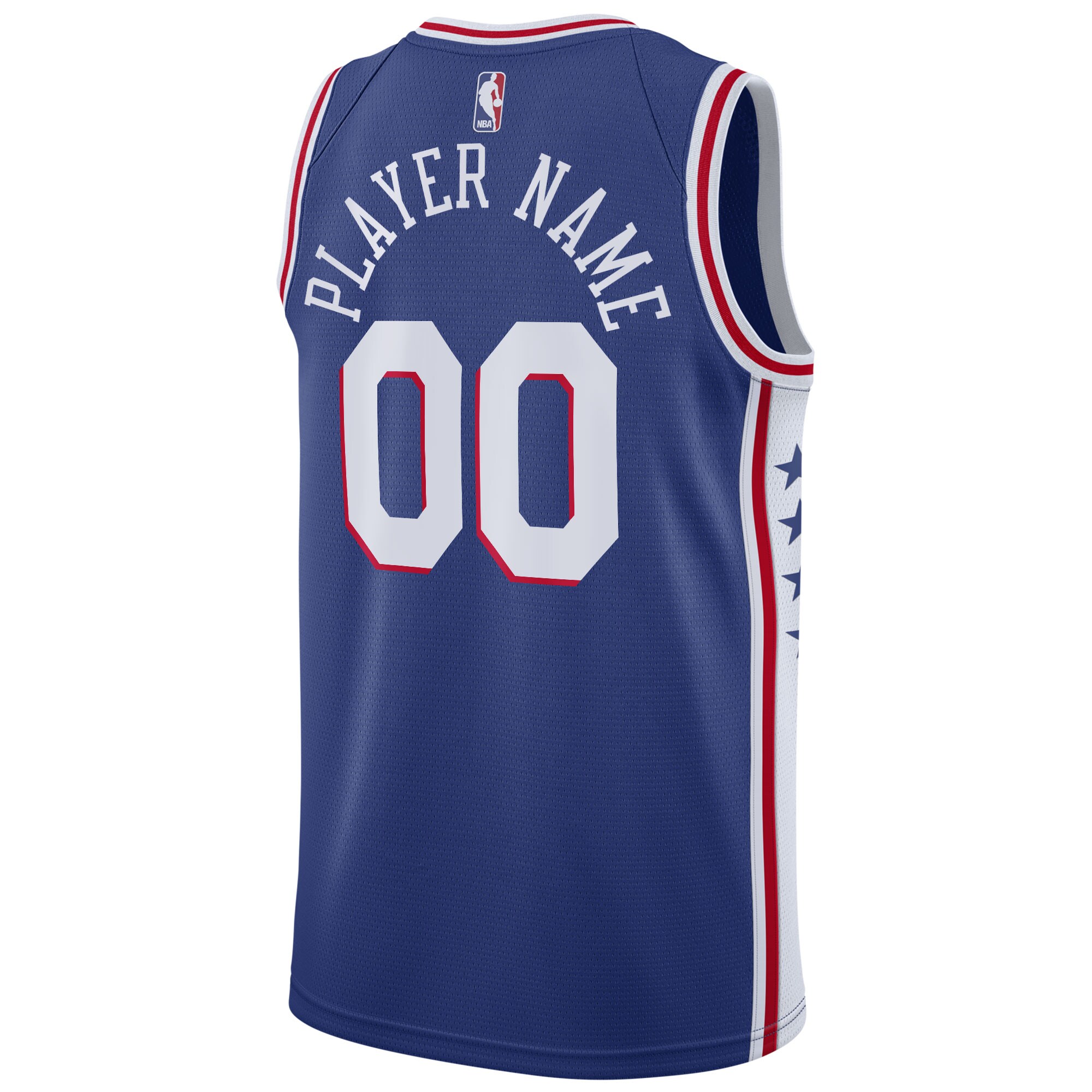 Philadelphia 76ers 2020/21 Swingman Custom Jersey – Icon Edition – Royal