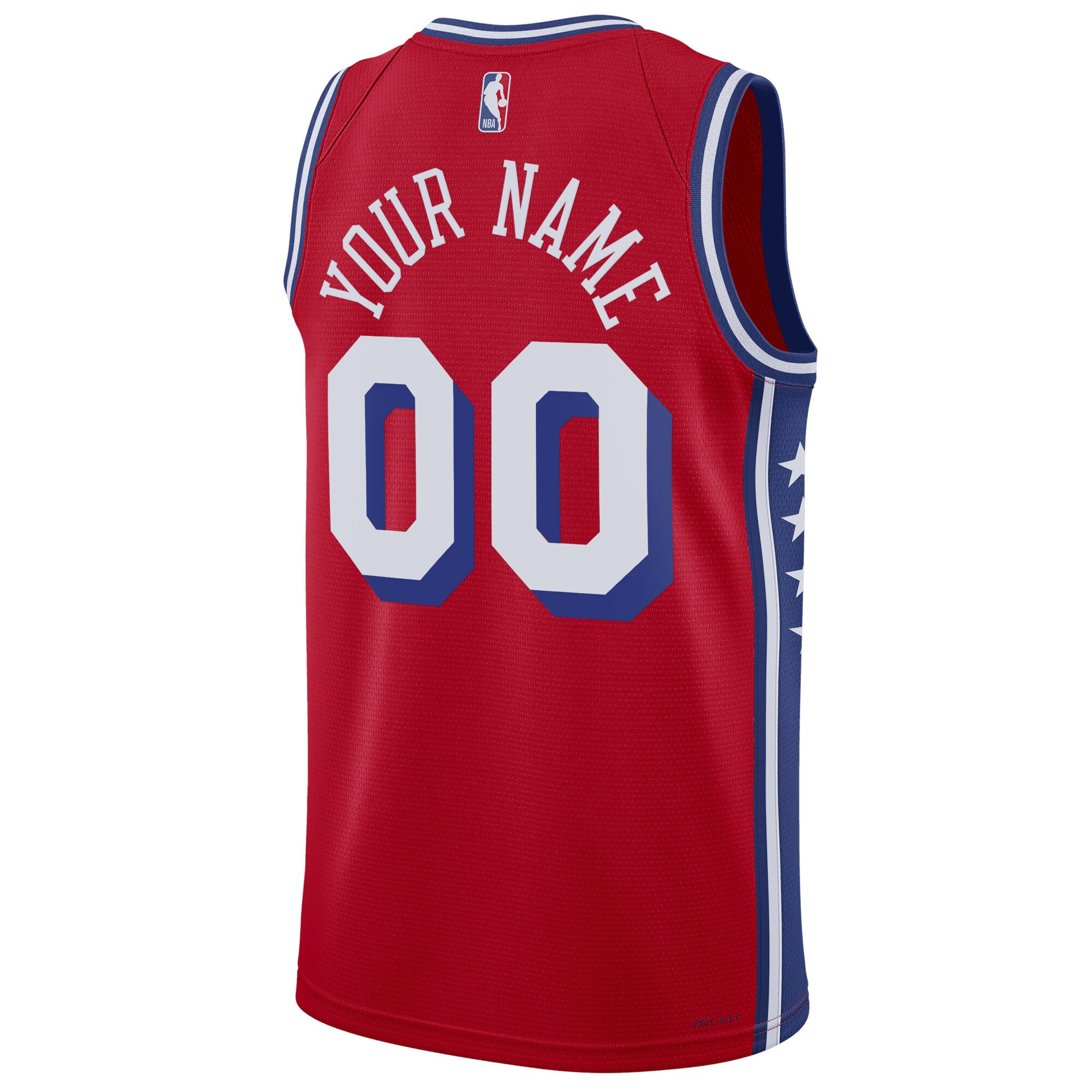 Philadelphia 76ers Jordan Brand Unisex 2022/23 Swingman Custom Jersey – Statement Edition – Red
