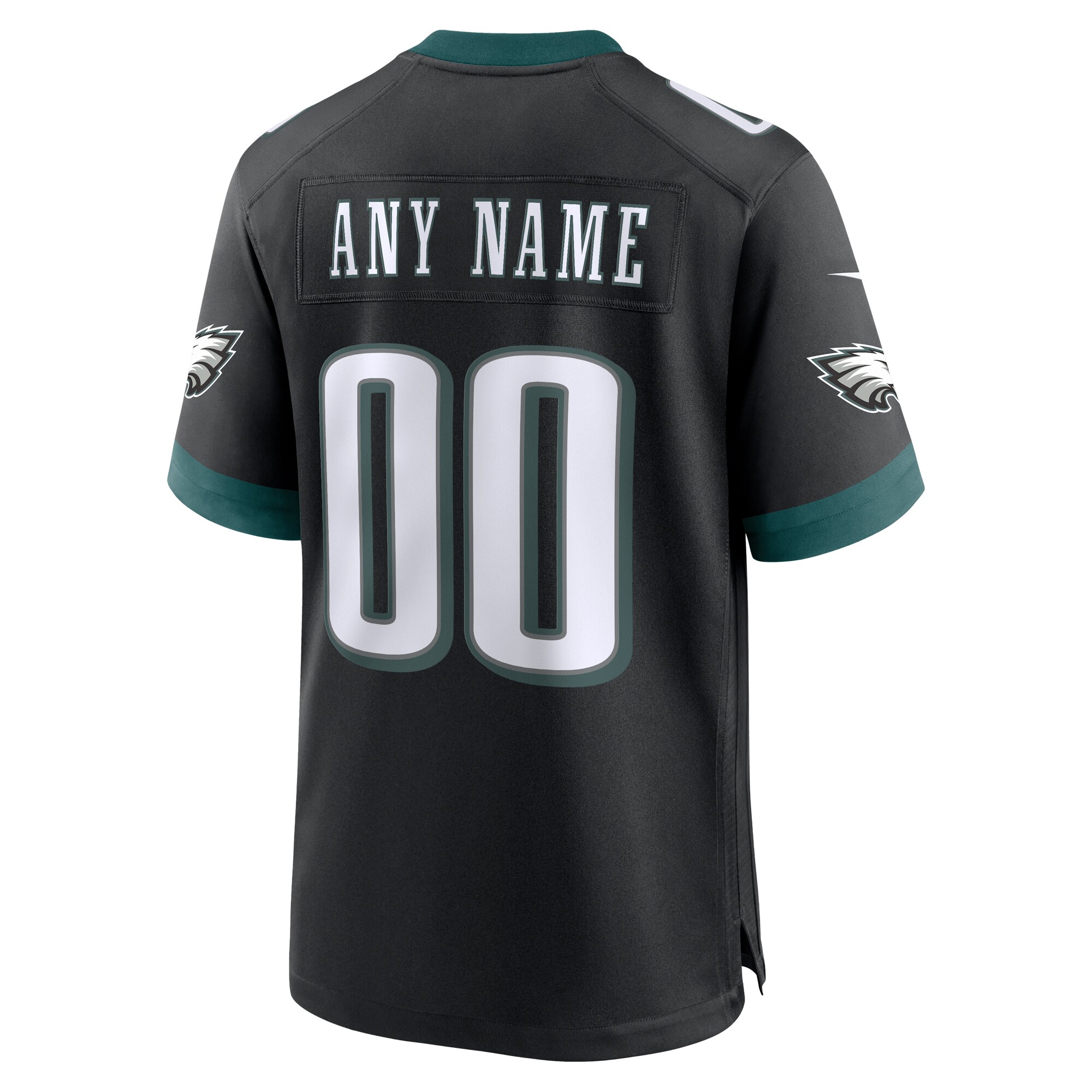 Philadelphia Eagles Alternate Custom Game Jersey – Black
