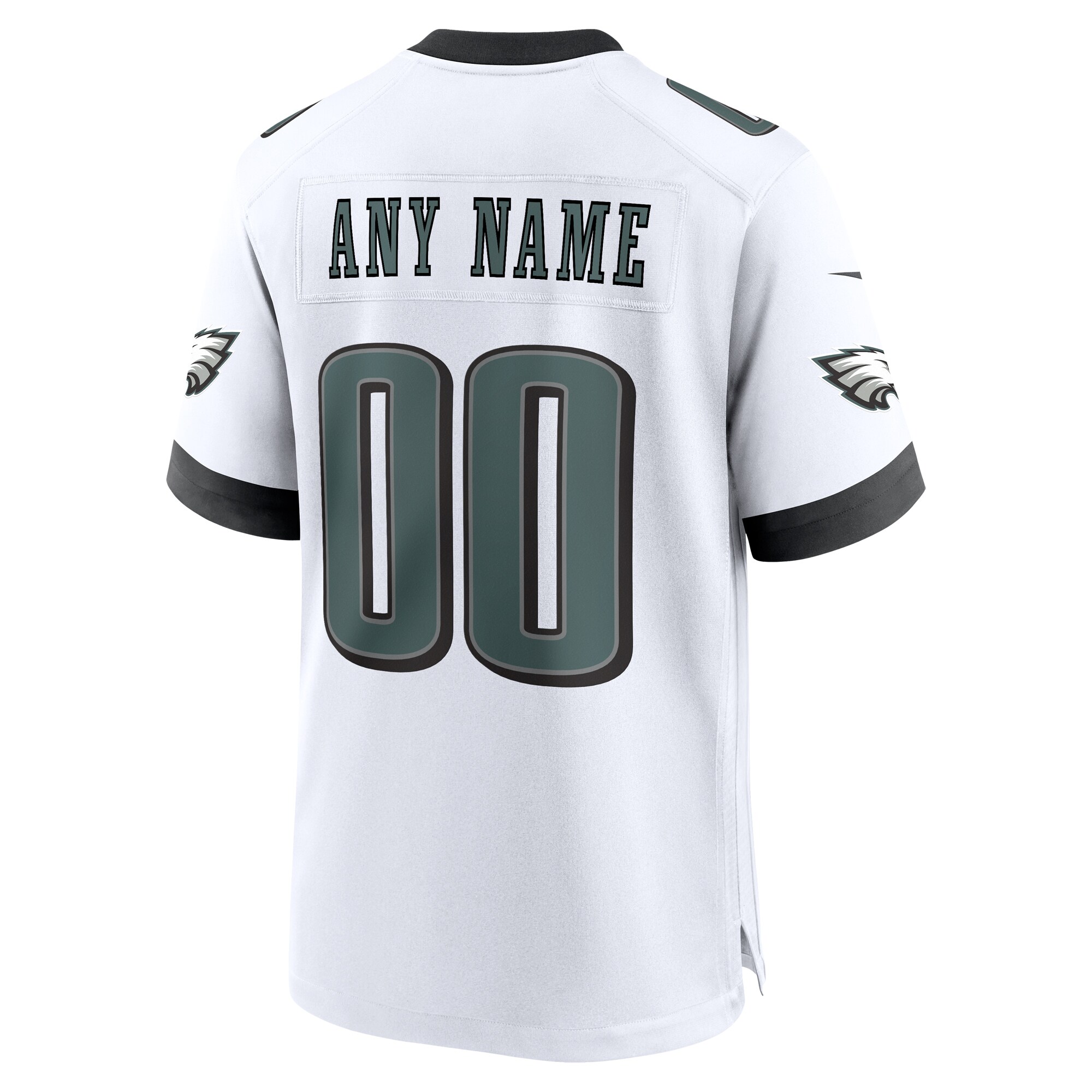 Philadelphia Eagles Custom Game Jersey – White