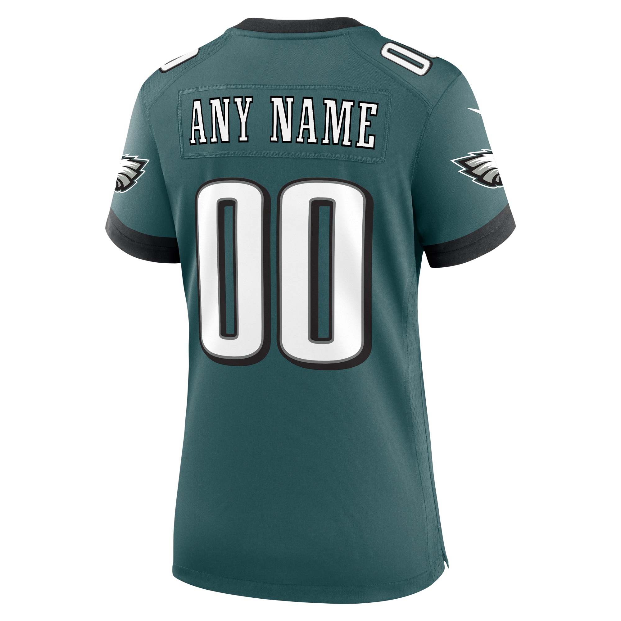 Philadelphia Eagles Women’s Custom Game Jersey – Midnight Green