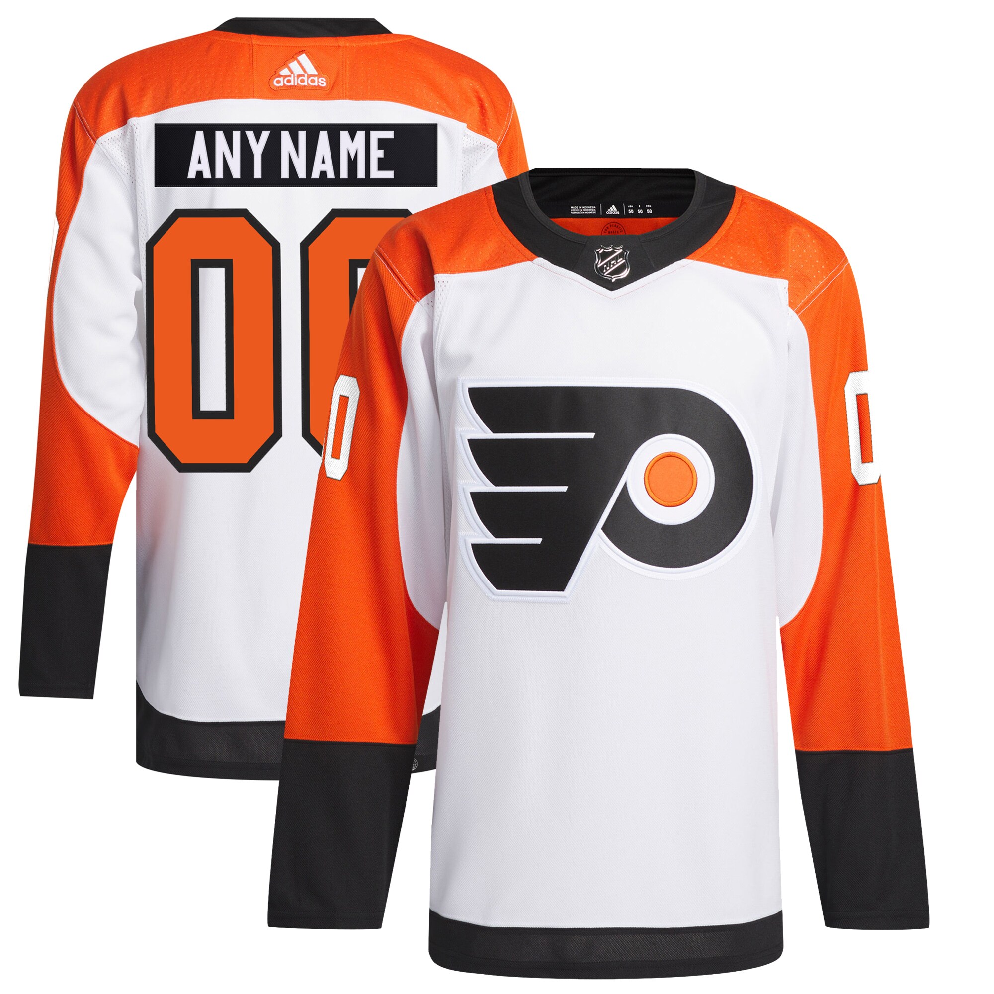 Philadelphia Flyers Away Primegreen Custom Jersey - White