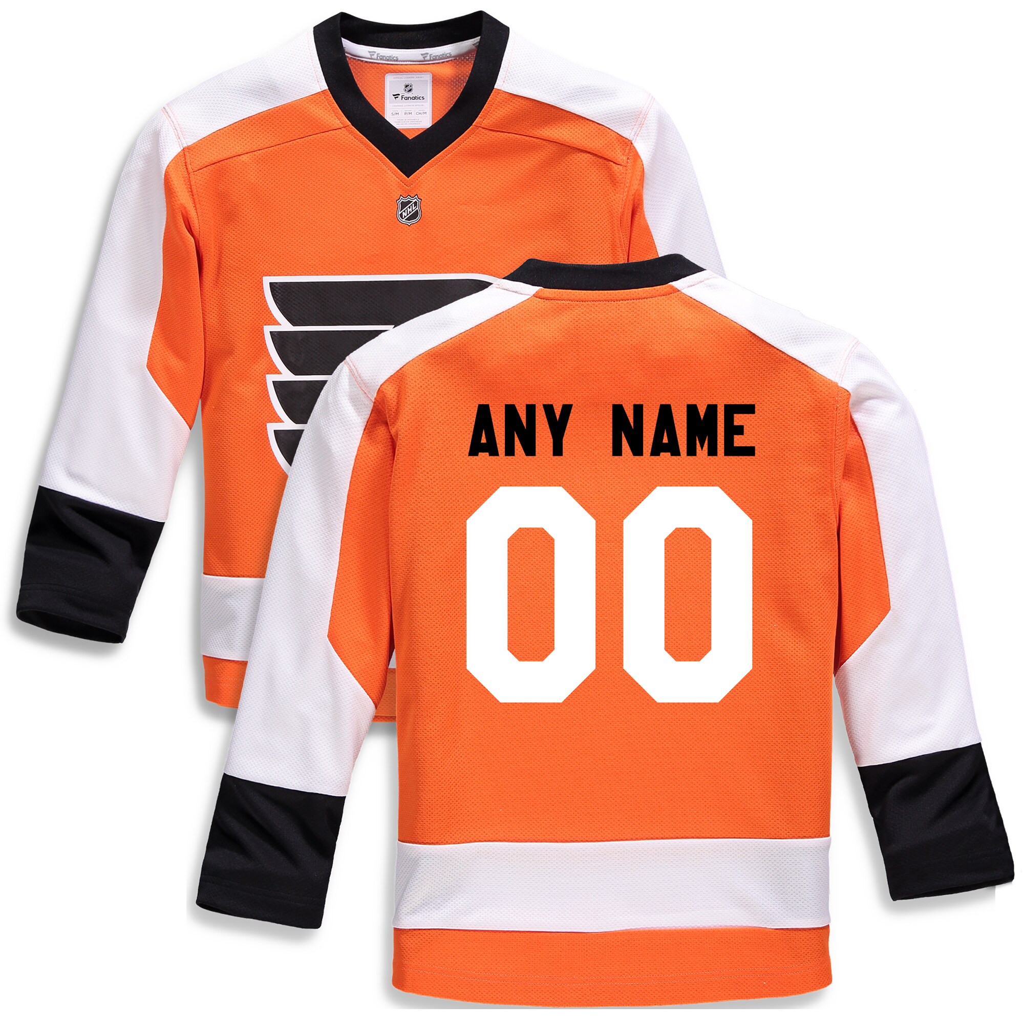 Philadelphia Flyers Fanatics Youth Home Custom Jersey - Orange