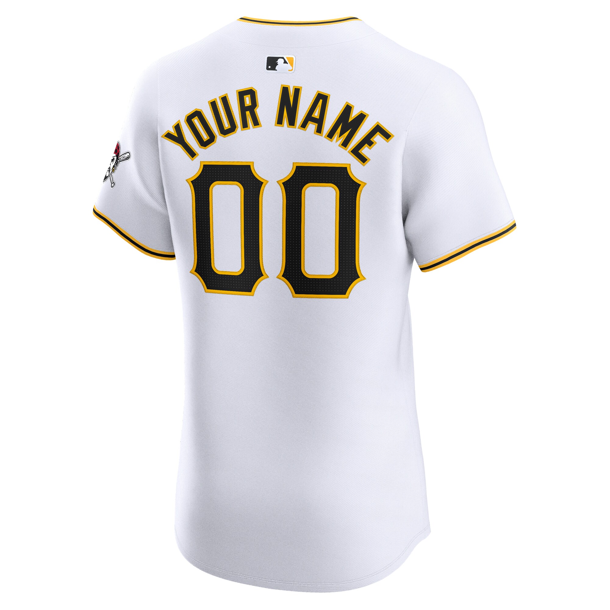 Pittsburgh Pirates Home Elite Custom Jersey – White