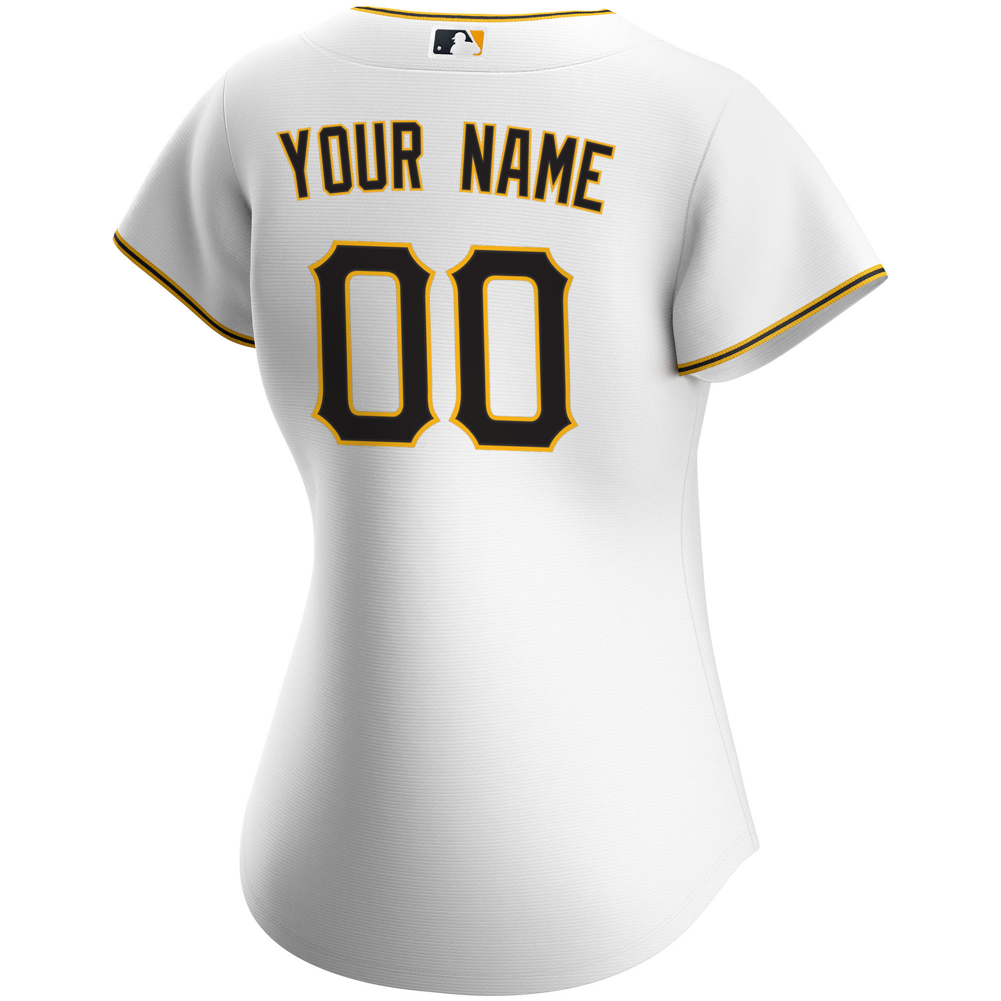 Pittsburgh Pirates Women’s Home Custom Jersey – White