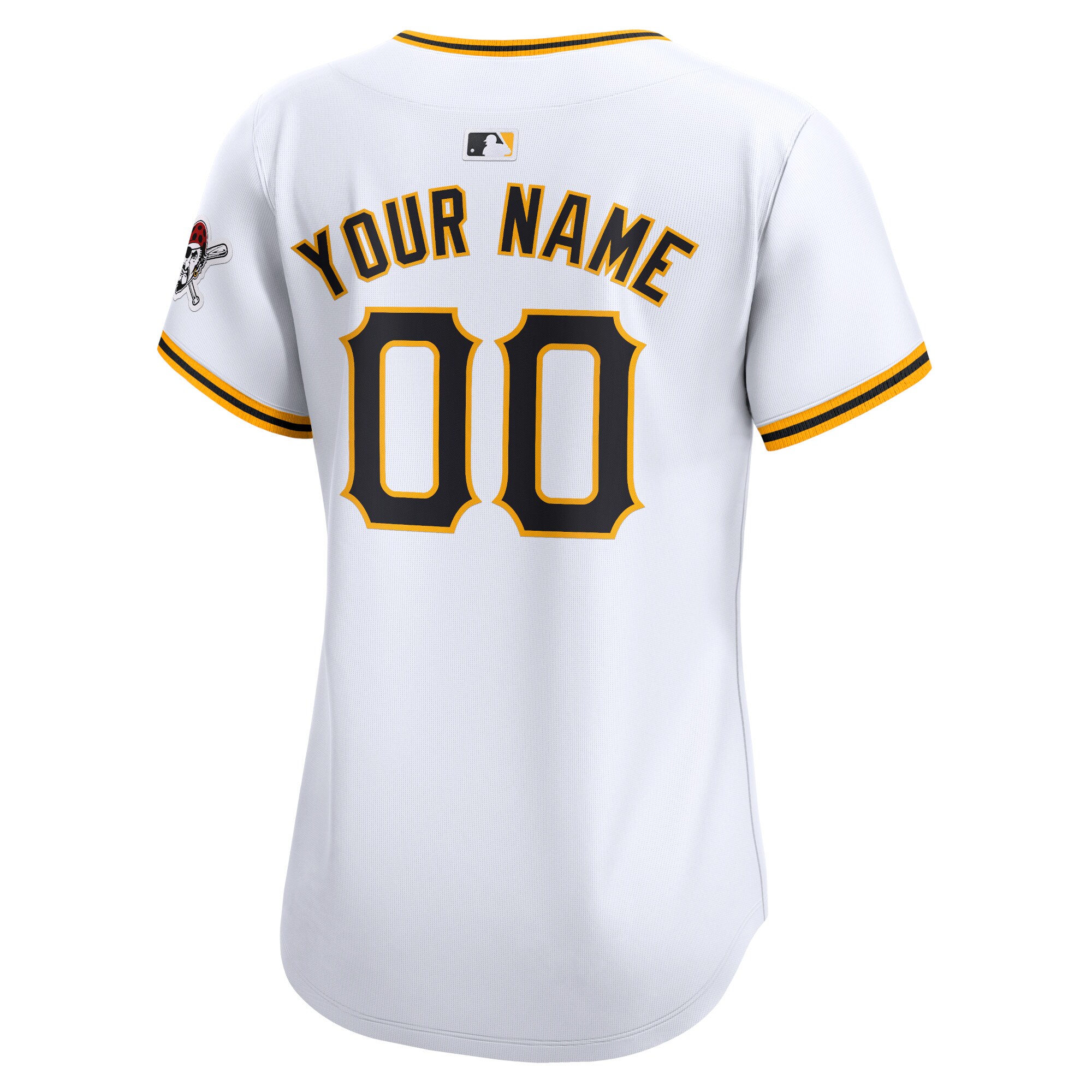 Pittsburgh Pirates Women’s Home Limited Custom Jersey – White