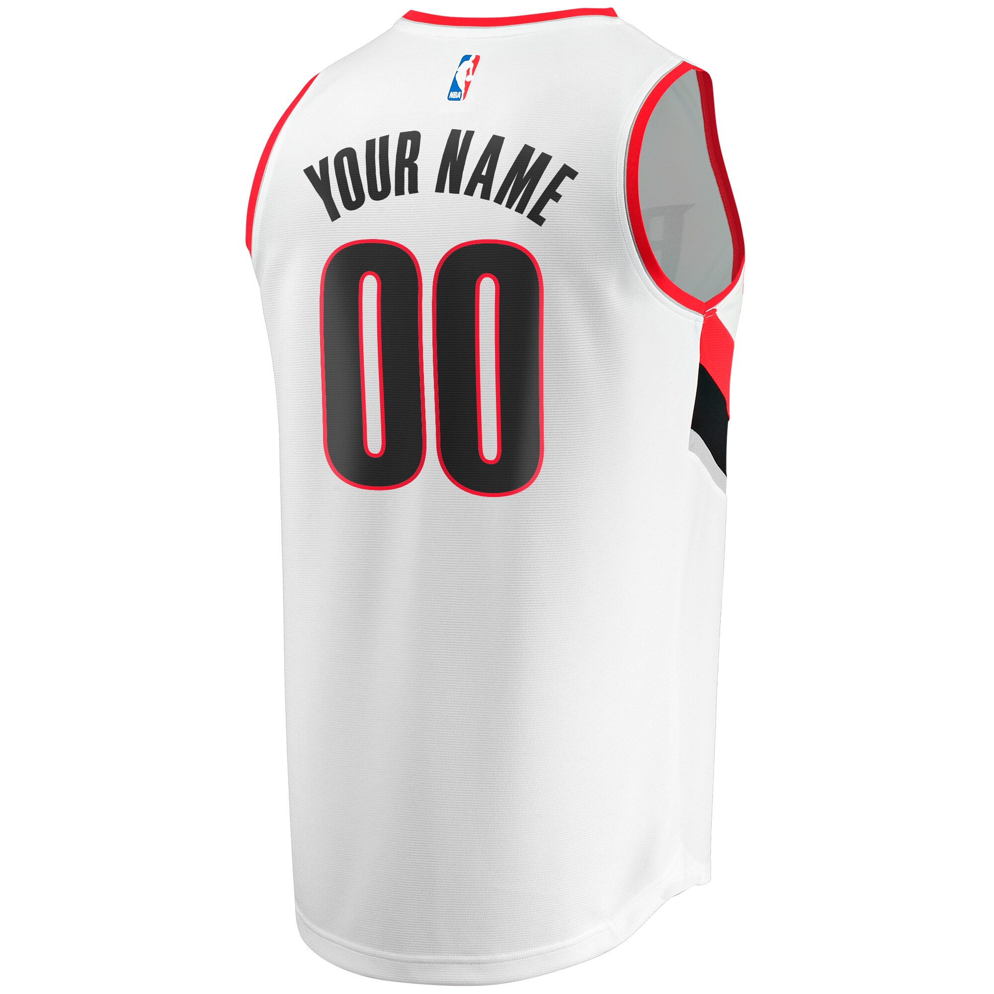 Portland Trail Blazers Fanatics Youth Fast Break Custom Jersey – Association Edition – White