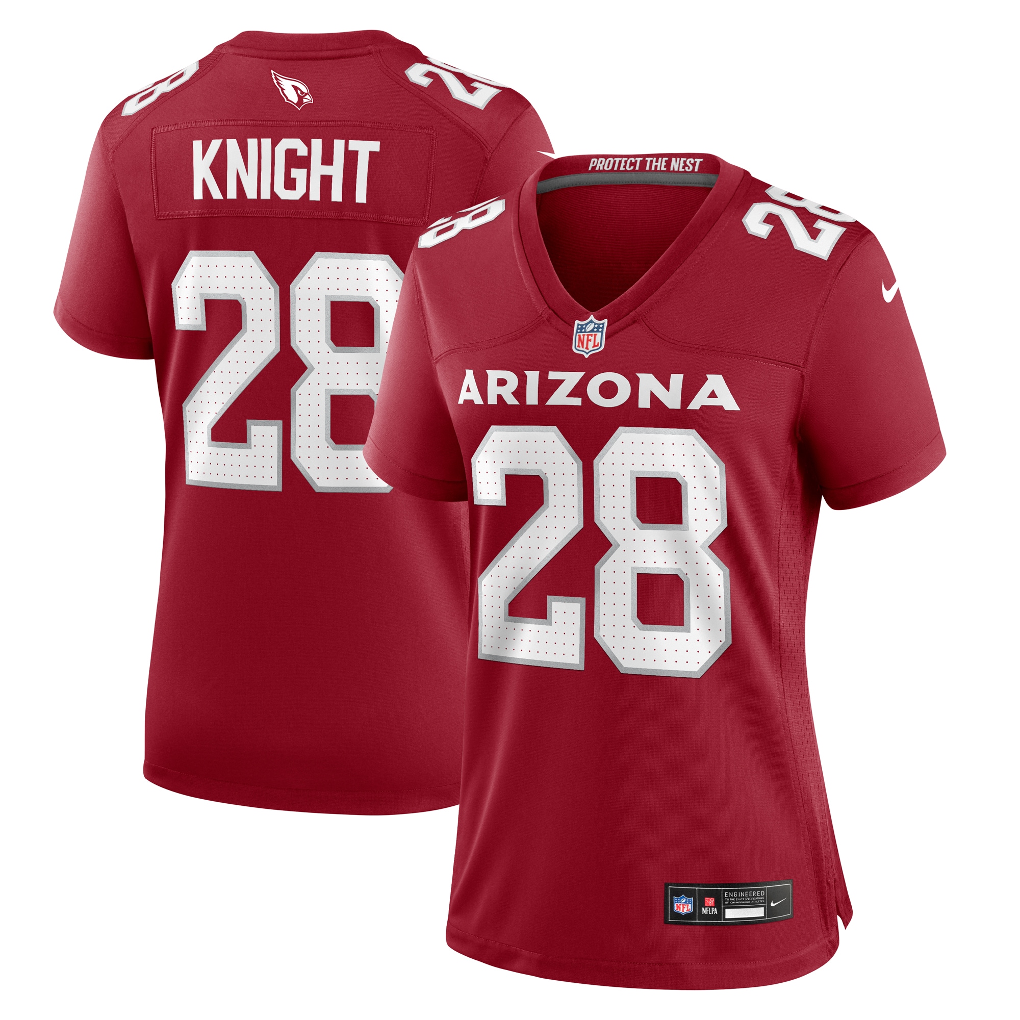 Qwuantrezz Knight Arizona Cardinals Women's Game Jersey - Cardinal