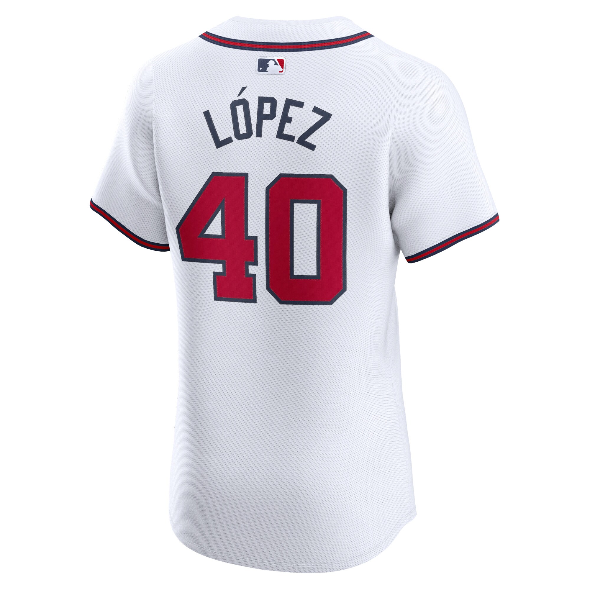 Reynaldo Lopez Atlanta Braves Home Elite Player Jersey – White