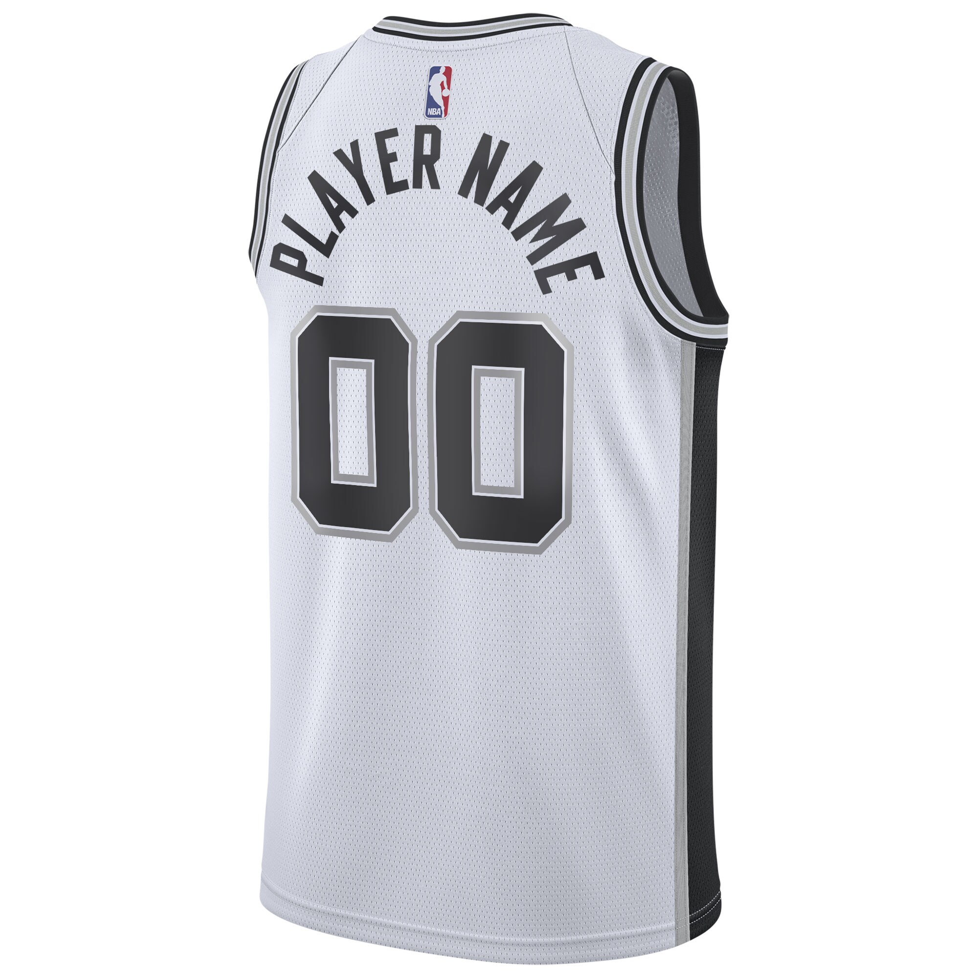 San Antonio Spurs 2020/21 Swingman Custom Jersey – Association Edition – White