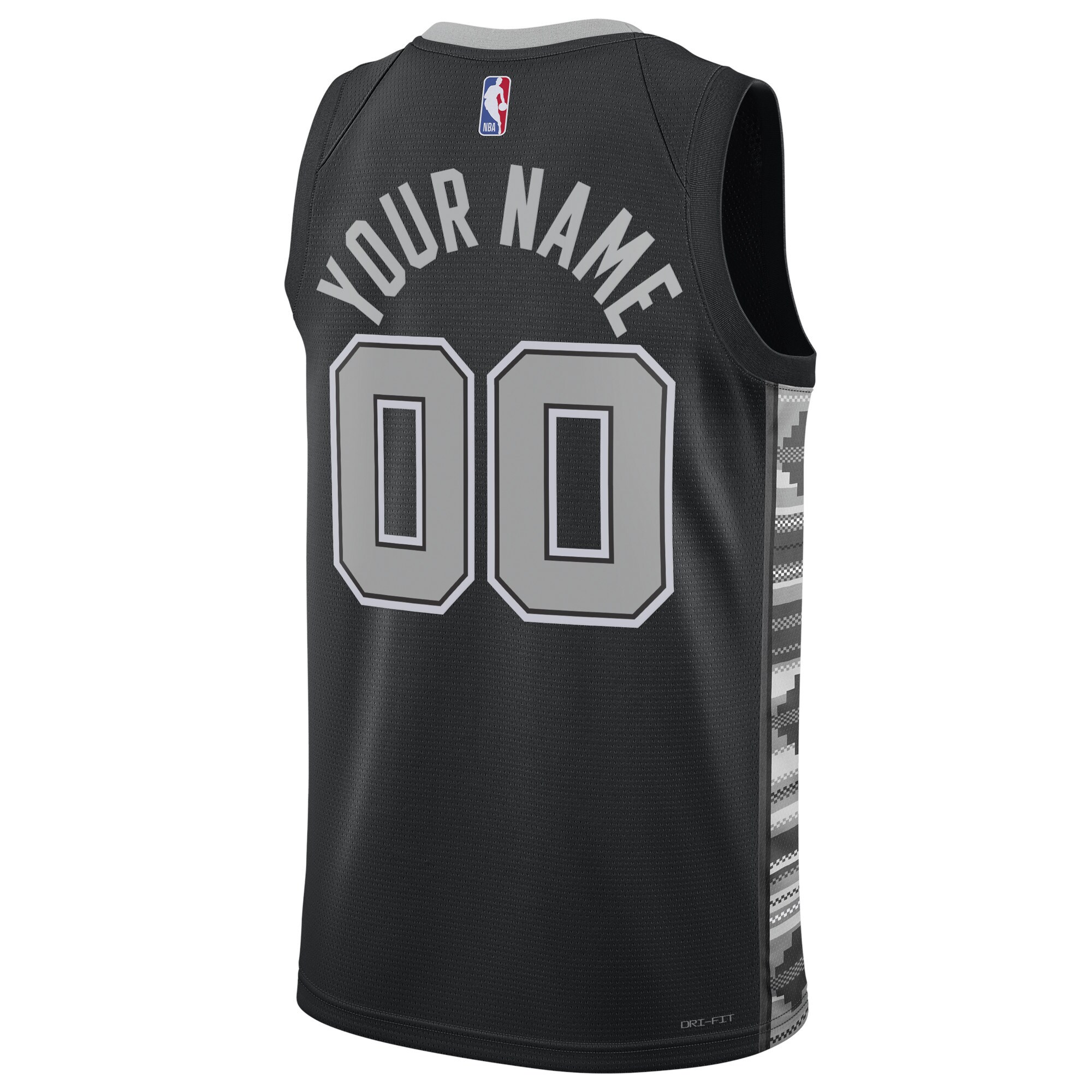 San Antonio Spurs Jordan Brand Unisex 2022/23 Swingman Custom Jersey – Statement Edition – Black