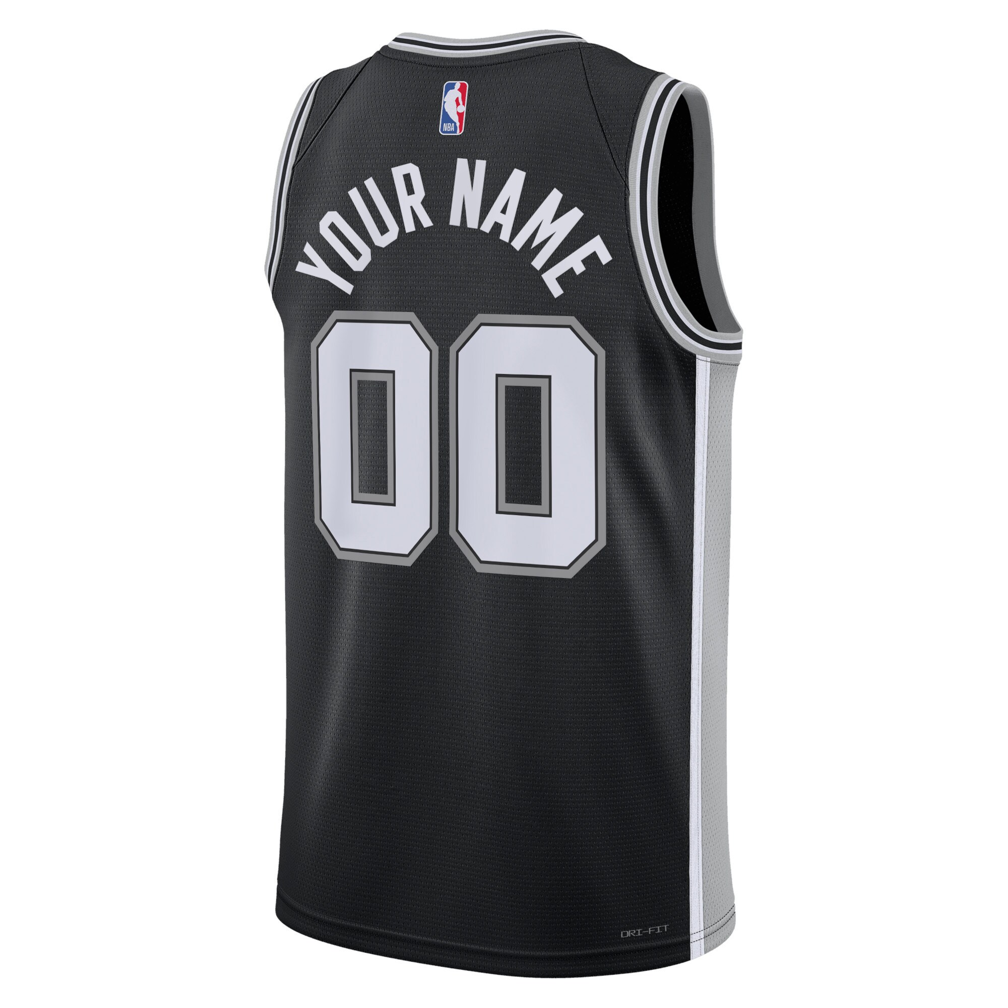 San Antonio Spurs Unisex Swingman Custom Jersey Black – Icon Edition