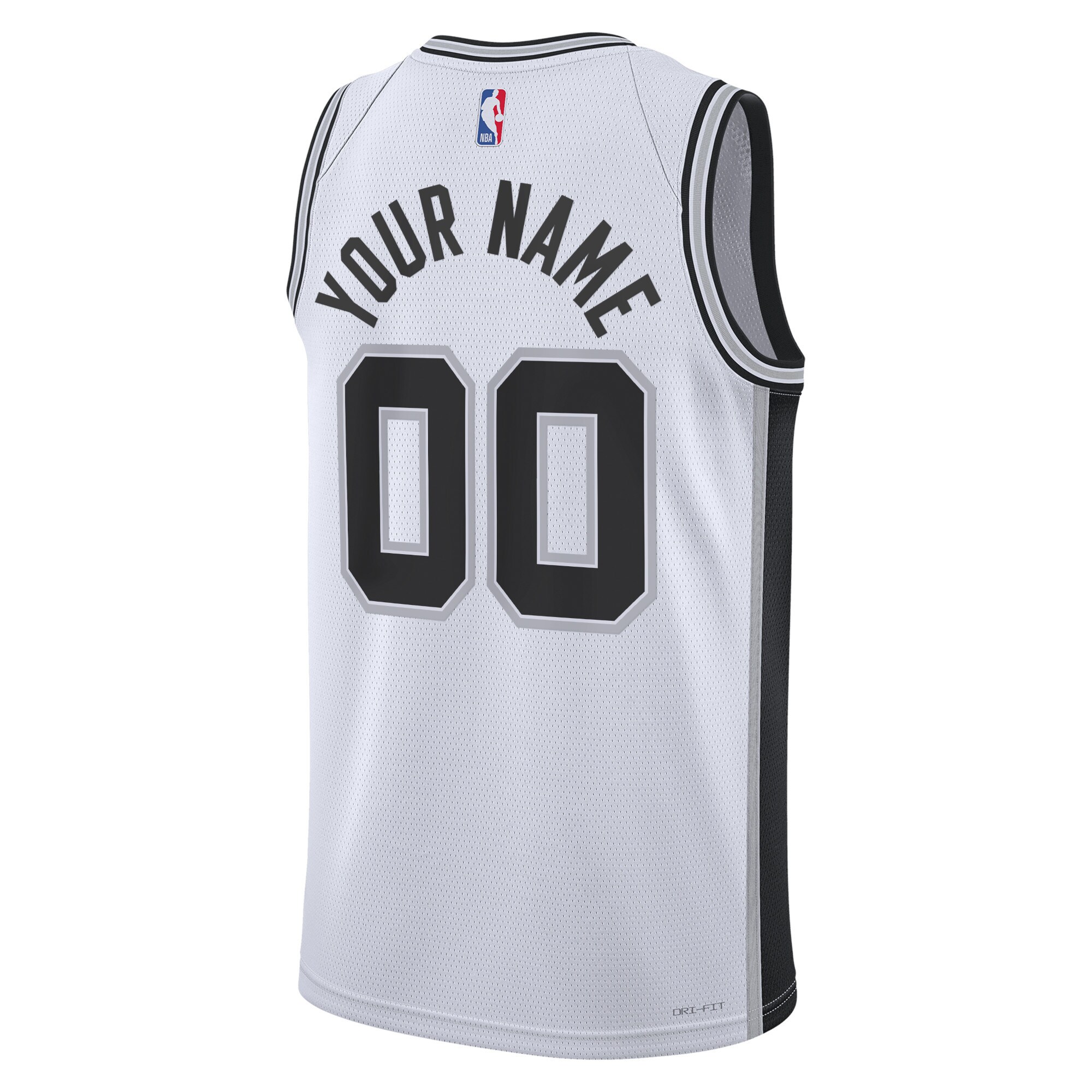 San Antonio Spurs Unisex Swingman Custom Jersey White – Association Edition