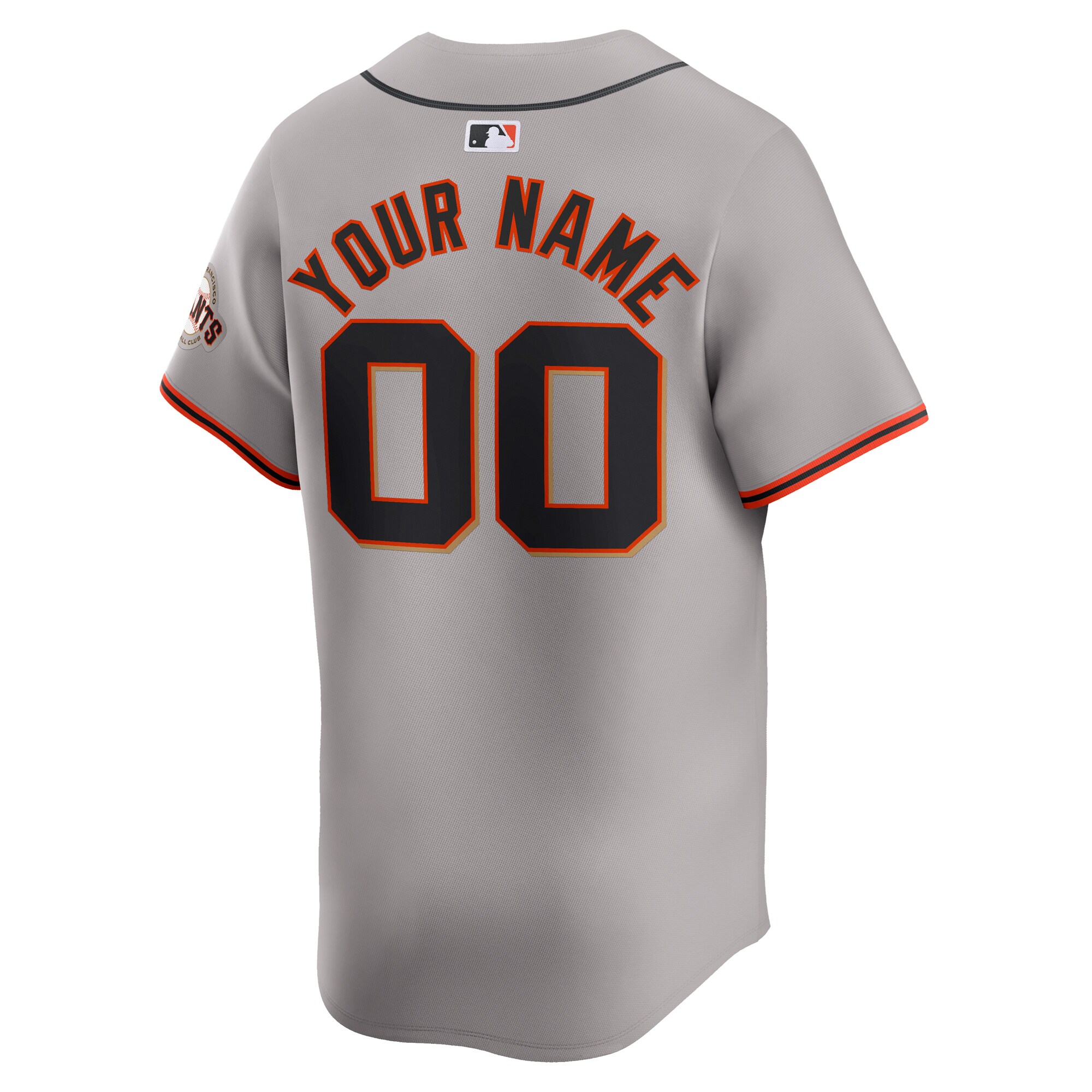 San Francisco Giants Away Limited Custom Jersey – Gray