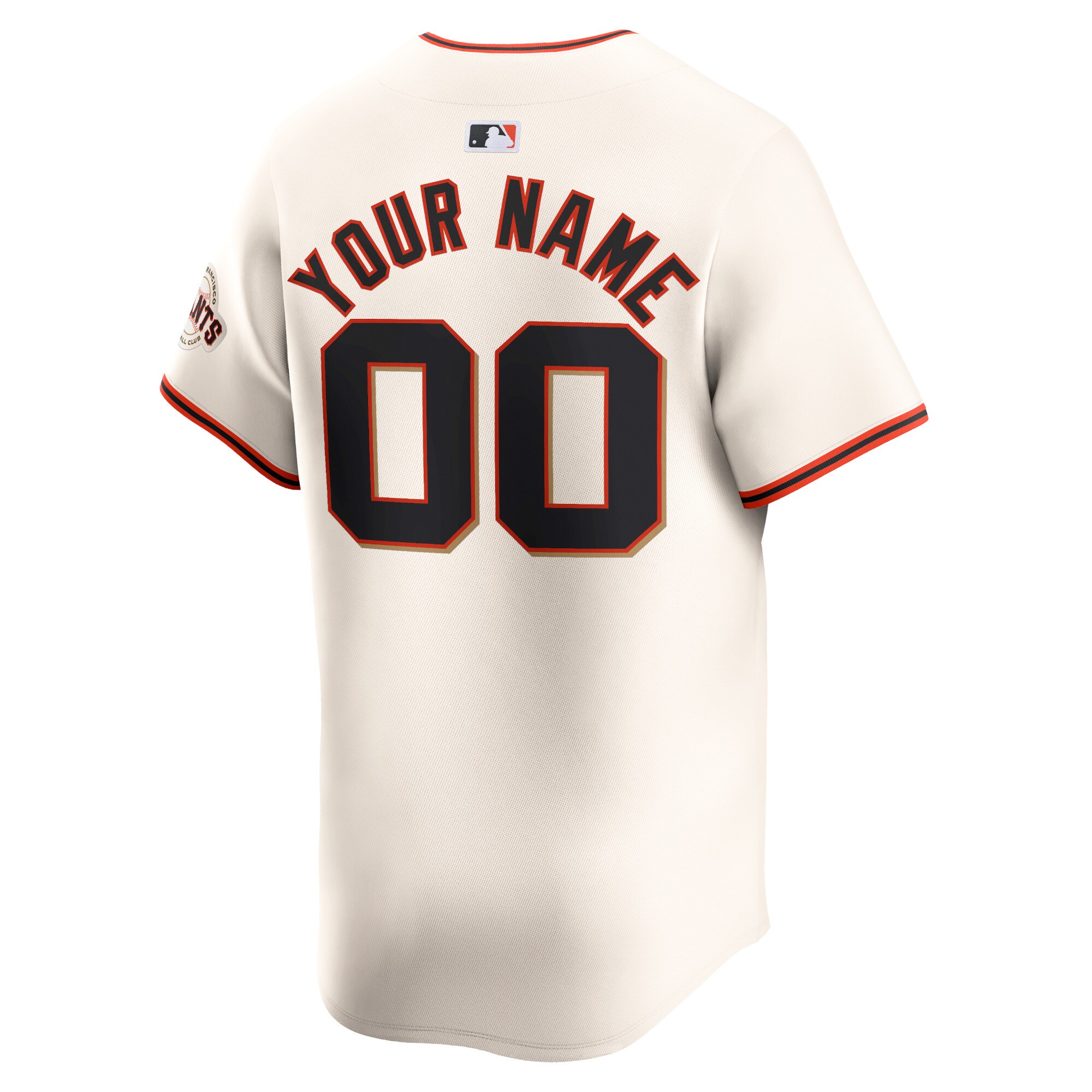 San Francisco Giants Youth Home Limited Custom Jersey – Cream