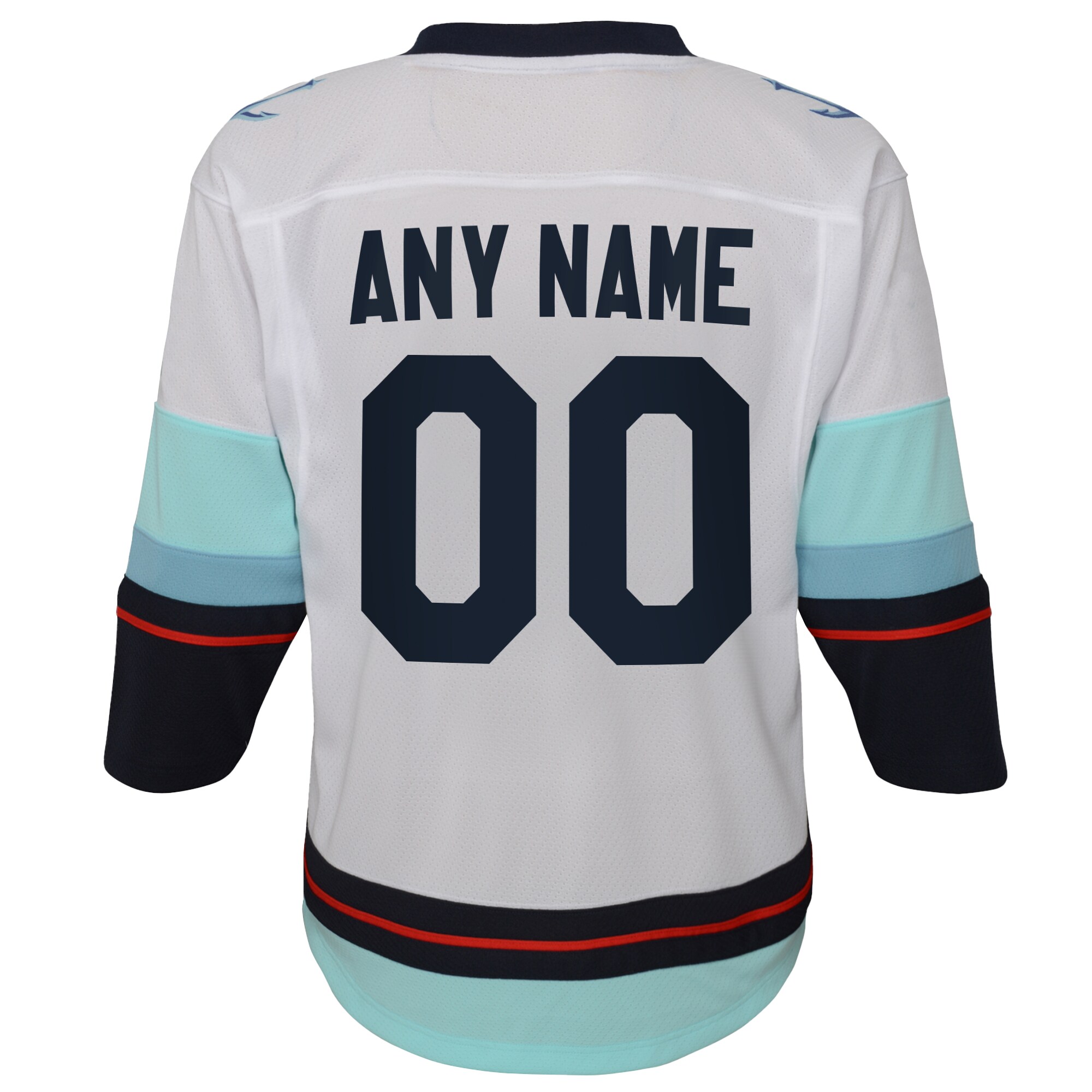 Seattle Kraken Infant Away Custom Jersey – White