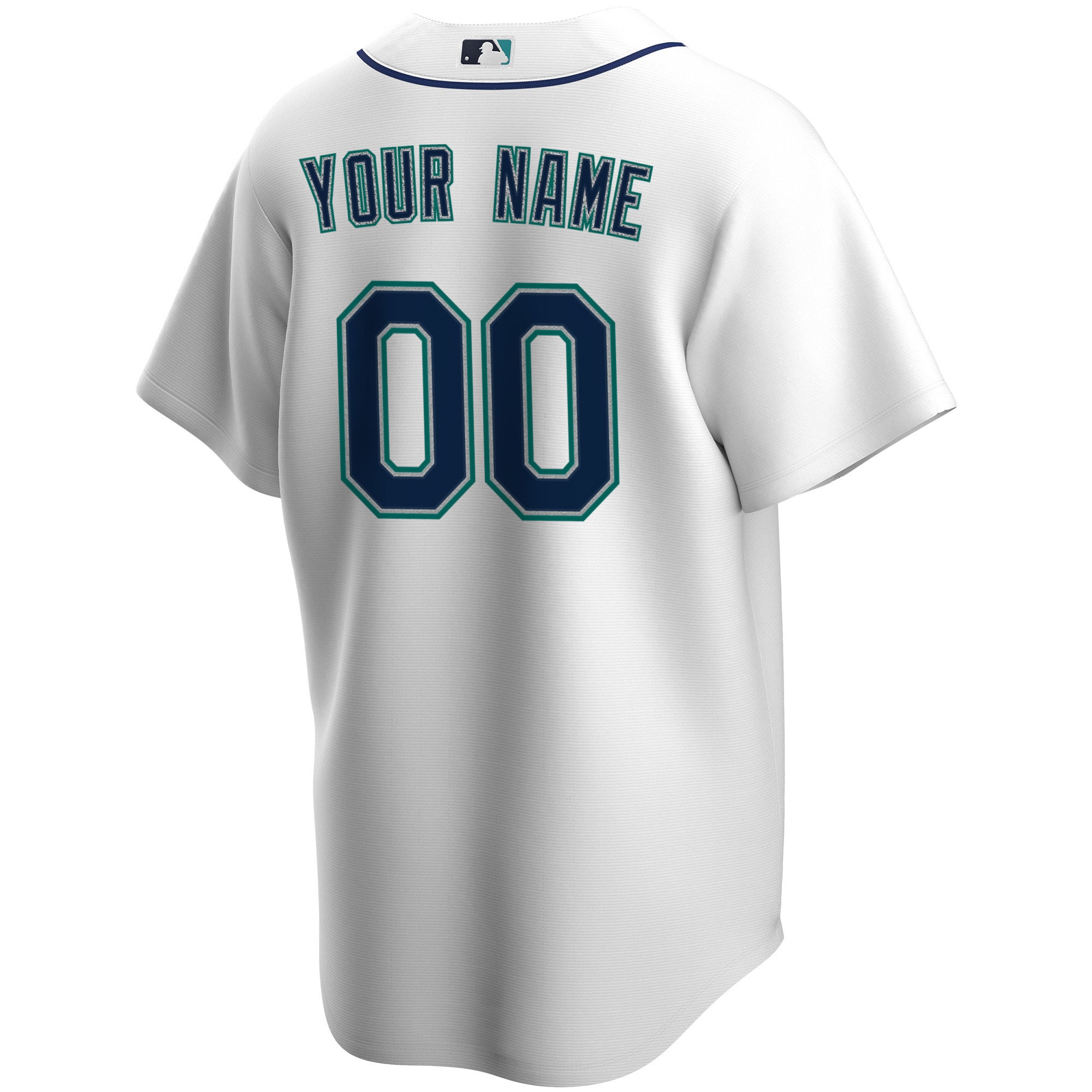 Seattle Mariners Home Custom Jersey – White