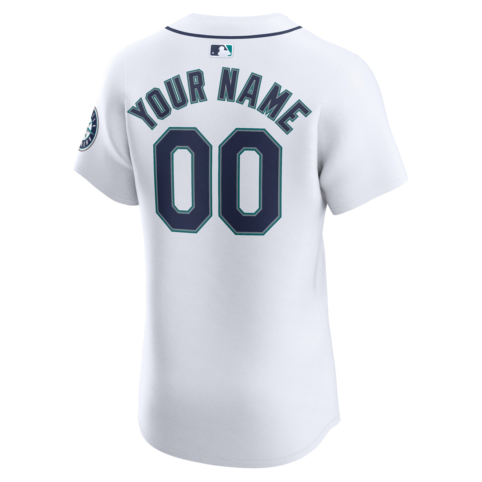 Seattle Mariners Home Elite Custom Jersey – White