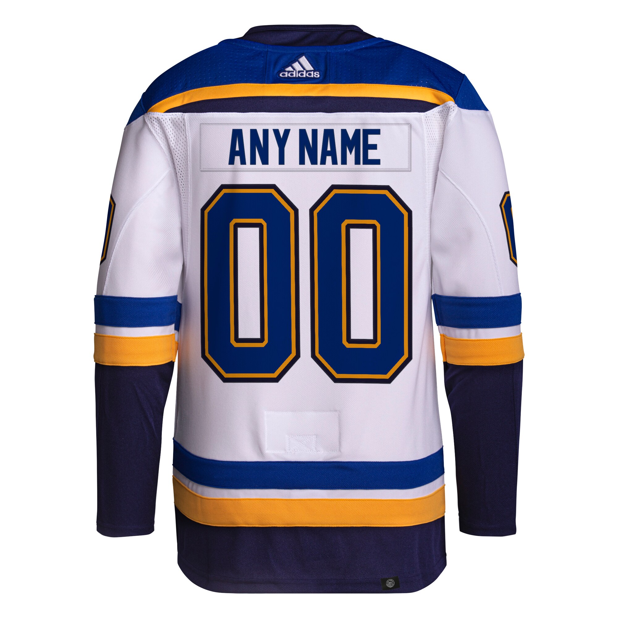 St. Louis Blues Away Primegreen Custom Jersey – White