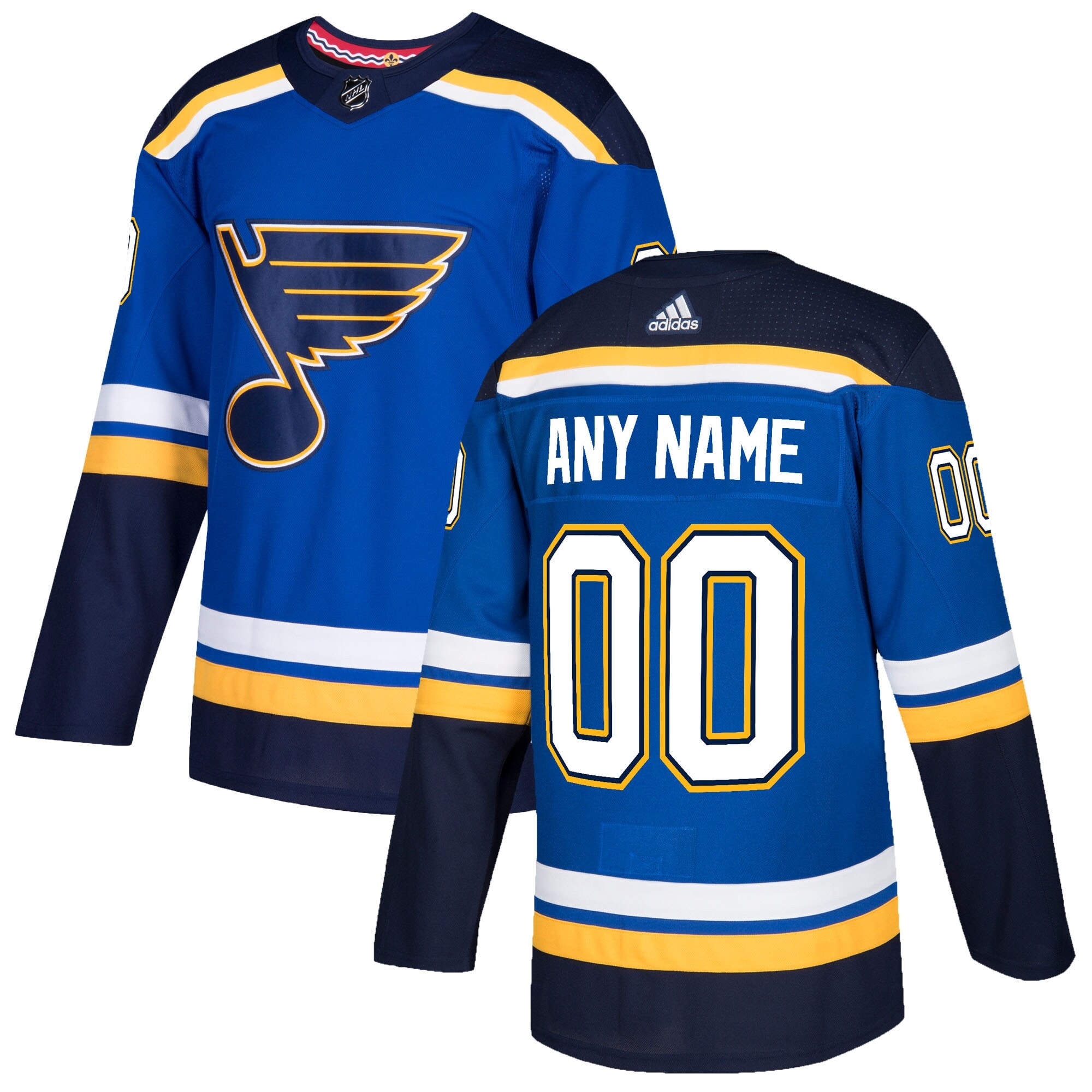 St. Louis Blues Custom Jersey - Blue