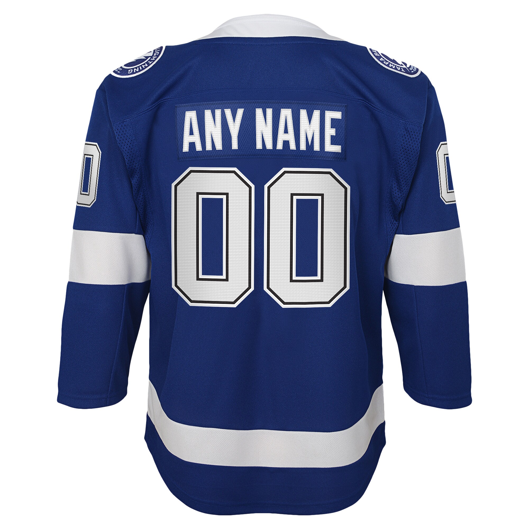 Tampa Bay Lightning Youth Home Custom Premier Jersey – Blue