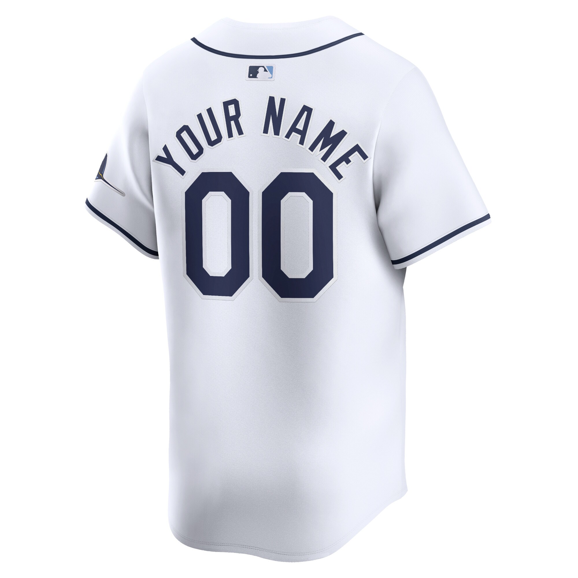 Tampa Bay Rays Youth Home Limited Custom Jersey – White