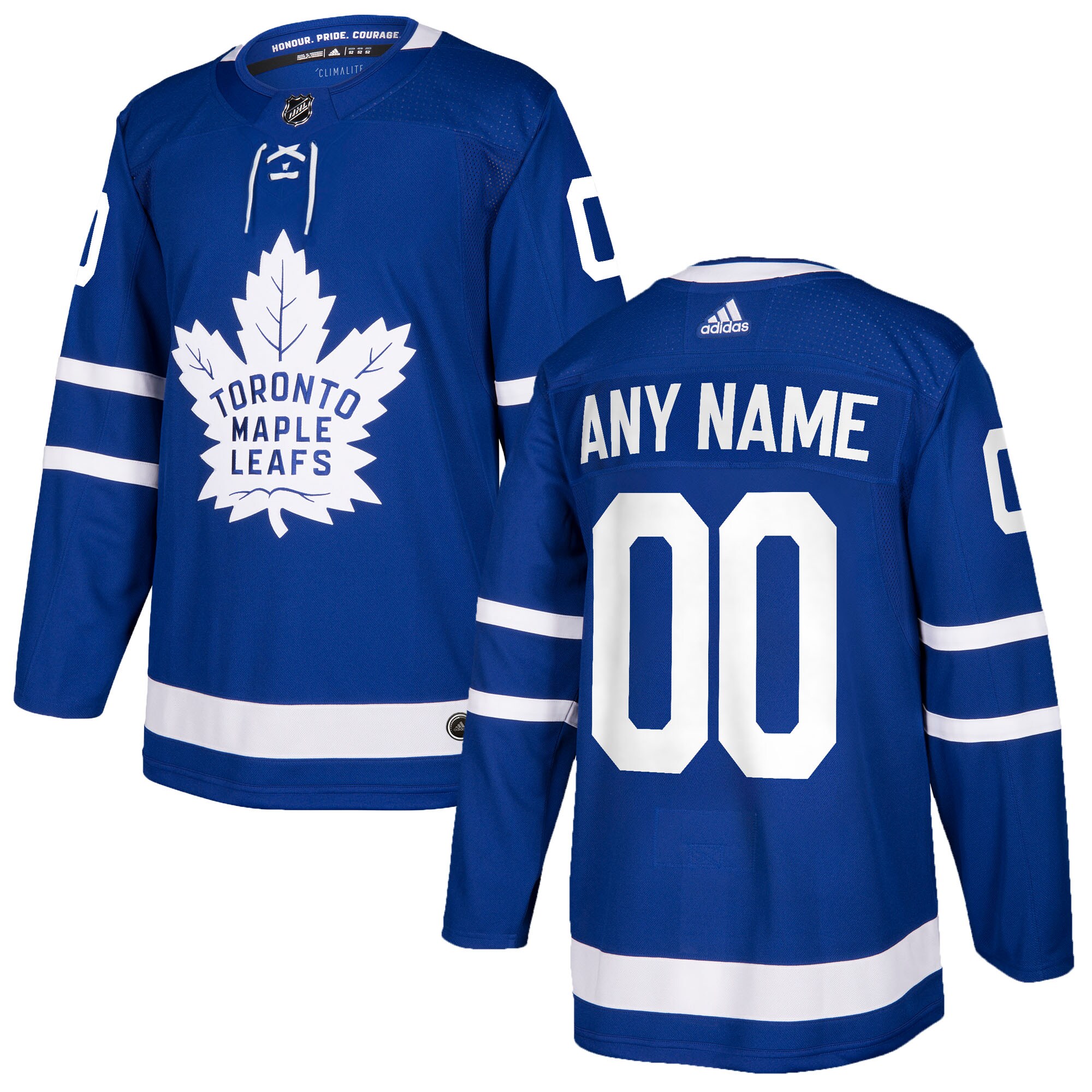 Toronto Maple Leafs Custom Jersey - Blue