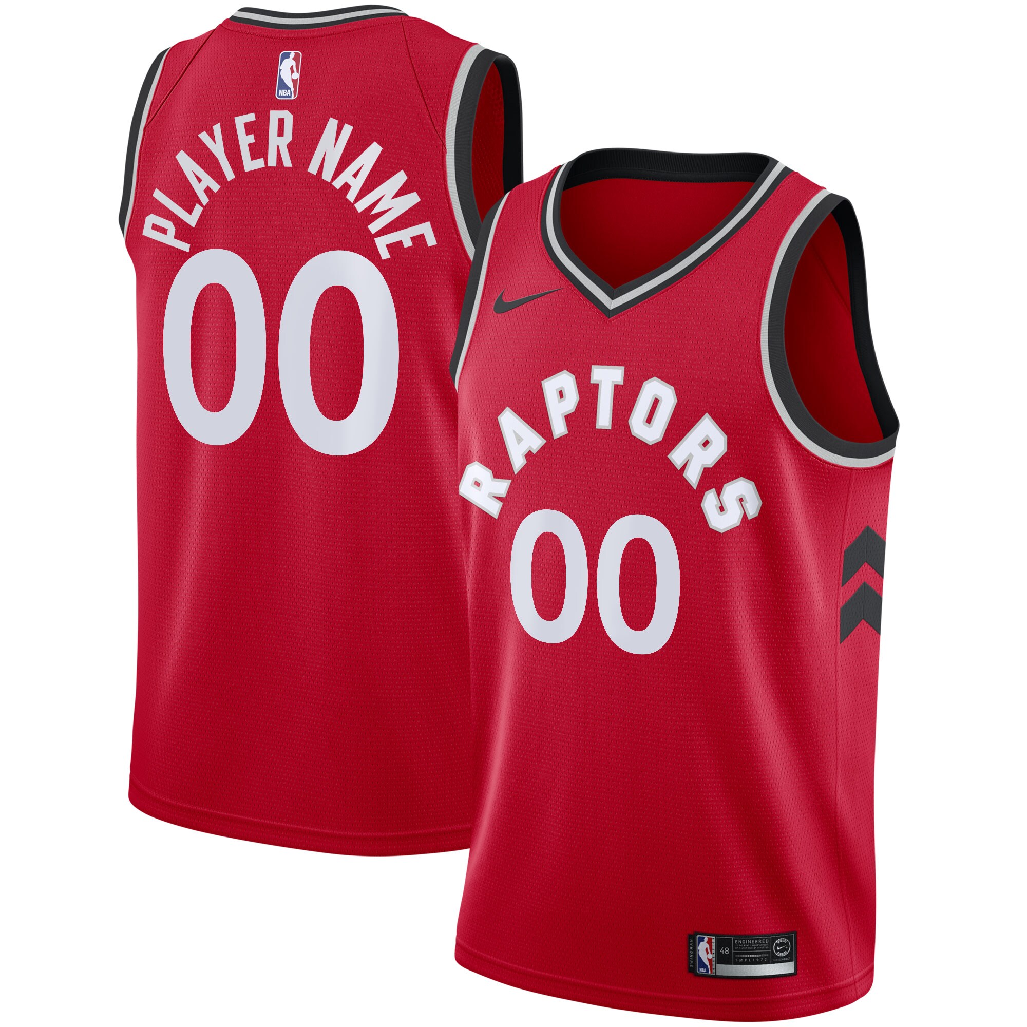 Toronto Raptors 2020/21 Swingman Custom Jersey - Icon Edition - Red