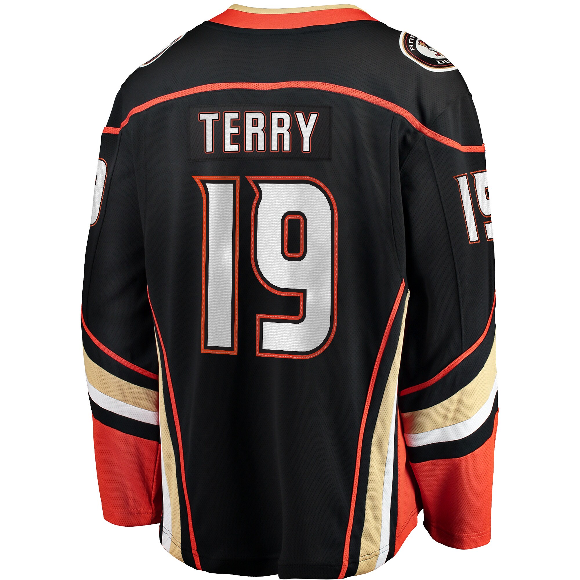 Troy Terry Anaheim Ducks Fanatics Home Team Breakaway Player Jersey – Black