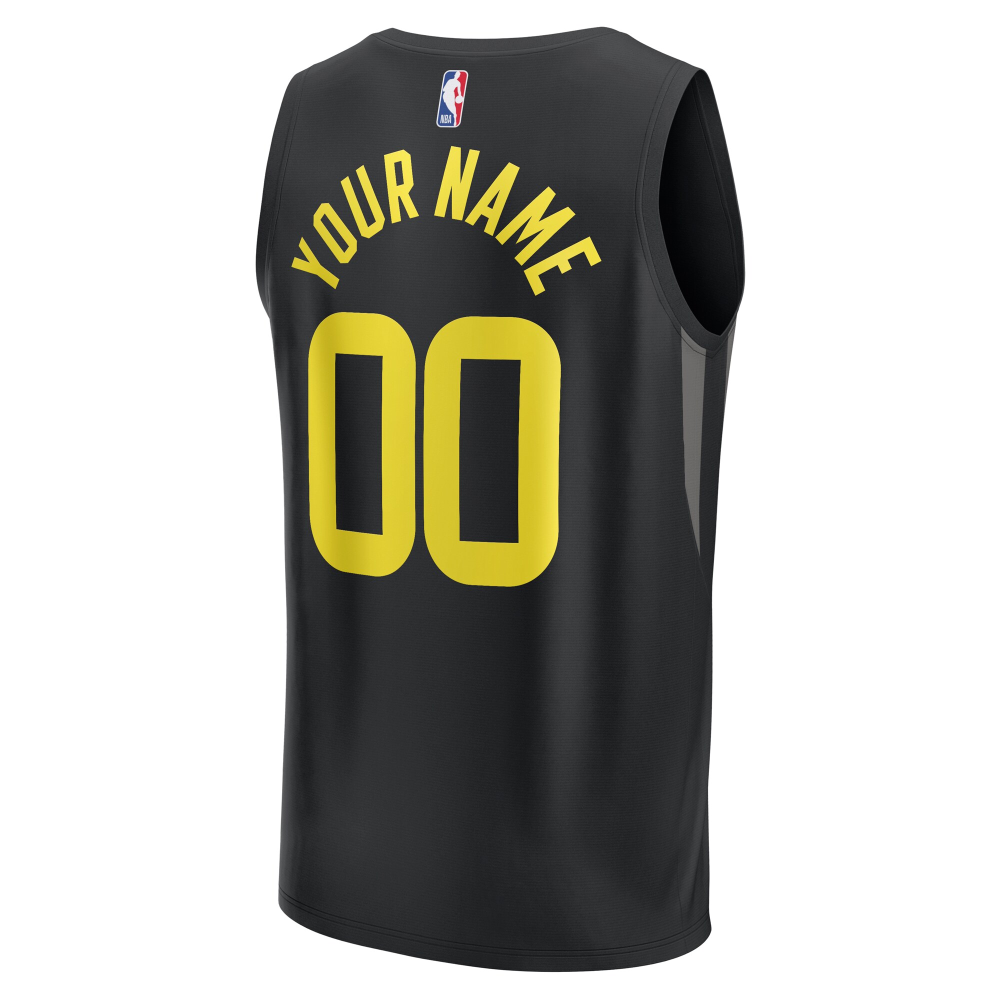 Utah Jazz Fanatics Youth Fast Break Custom Jersey – Statement Edition – Black