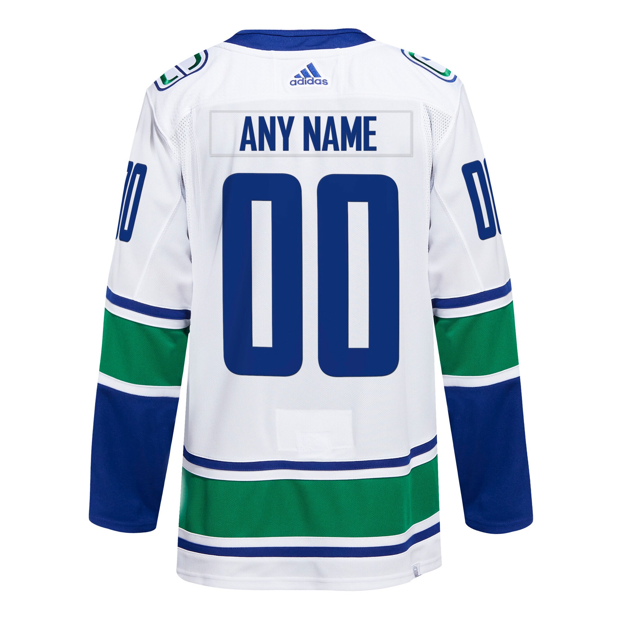 Vancouver Canucks Away Primegreen Custom Jersey – White