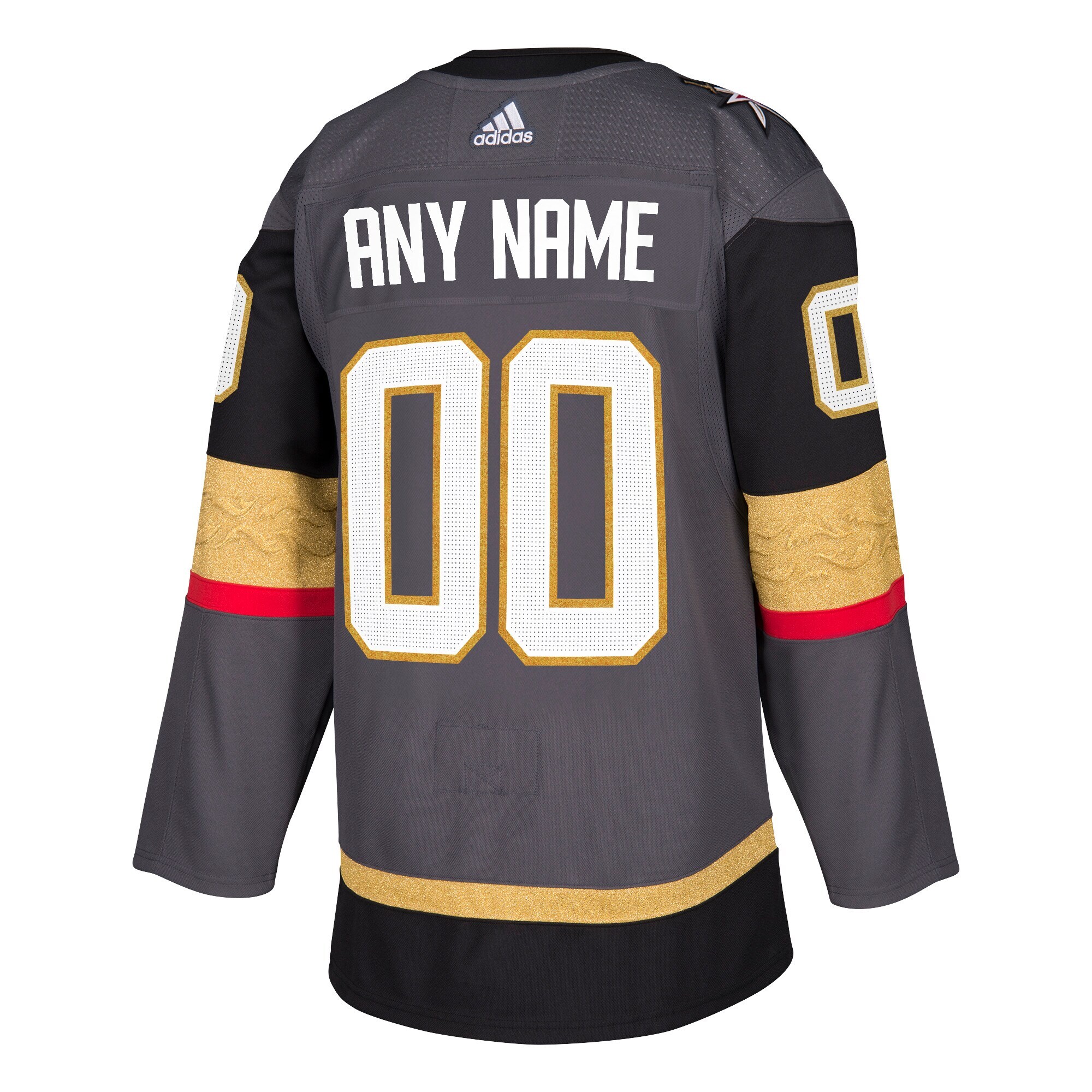 Vegas Golden Knights Alternate Custom Jersey – Gray