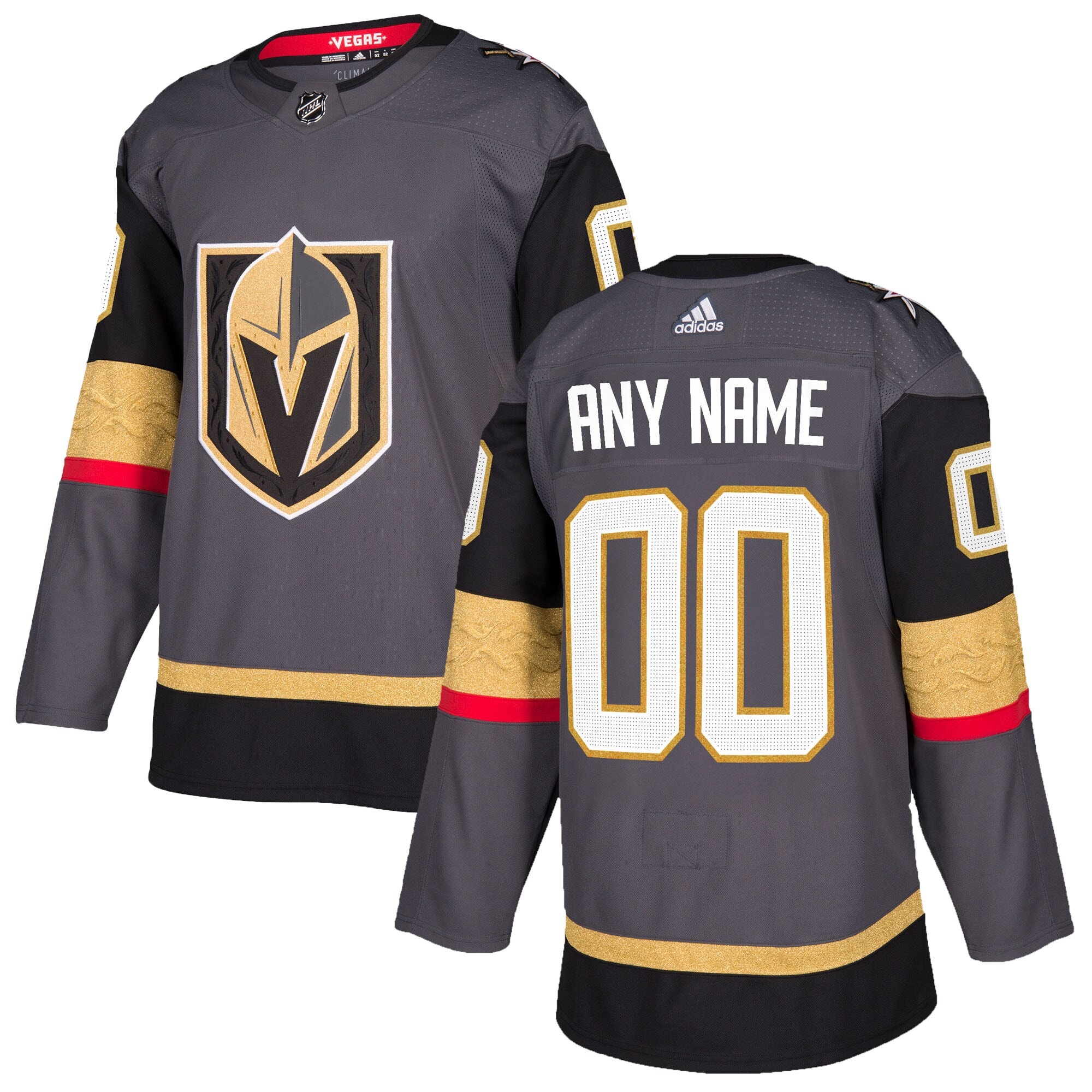 Vegas Golden Knights Alternate Custom Jersey - Gray