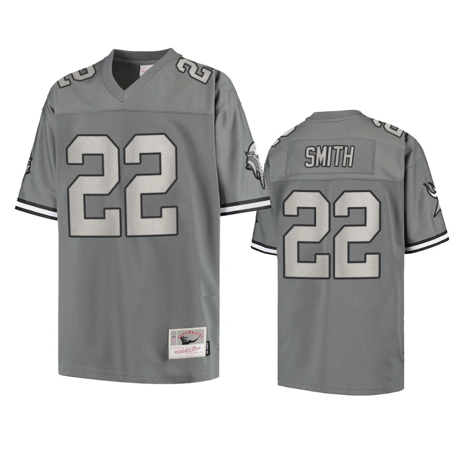 Vikings Harrison Smith Metal Charcoal Jersey