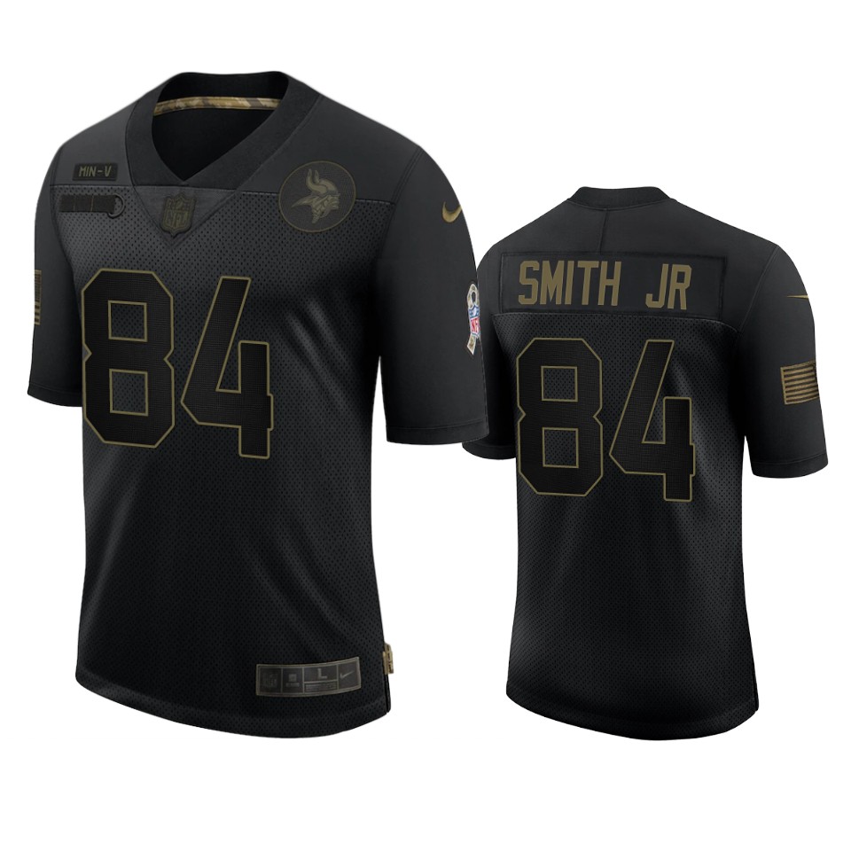 Vikings Irv Smith Jr. Limited Jersey Black 2020 Salute To Service