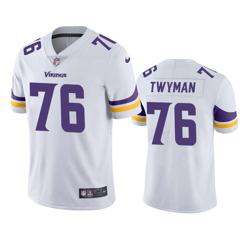 Vikings Jaylen Twyman Vapor Limited White Jersey Men's